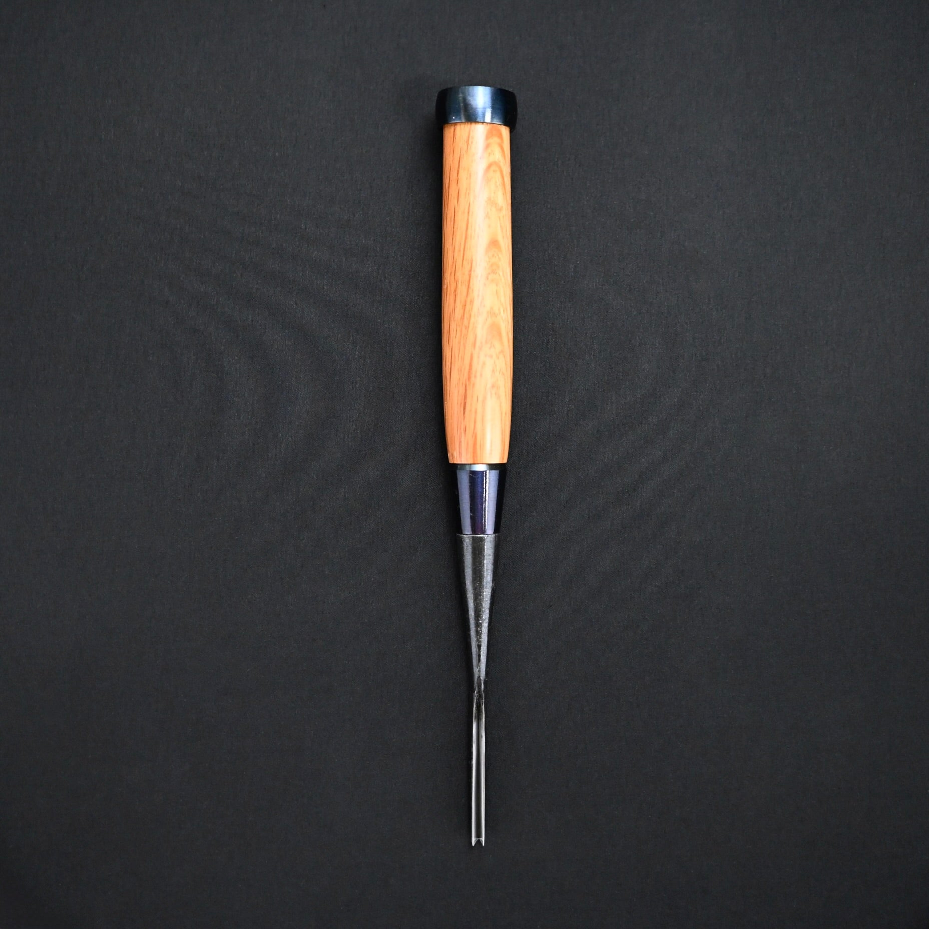 清玄作 木彫り鑿 三角 45° 青紙鋼 SeiGen Woodcarving V-Chisel 45° Blue Steel