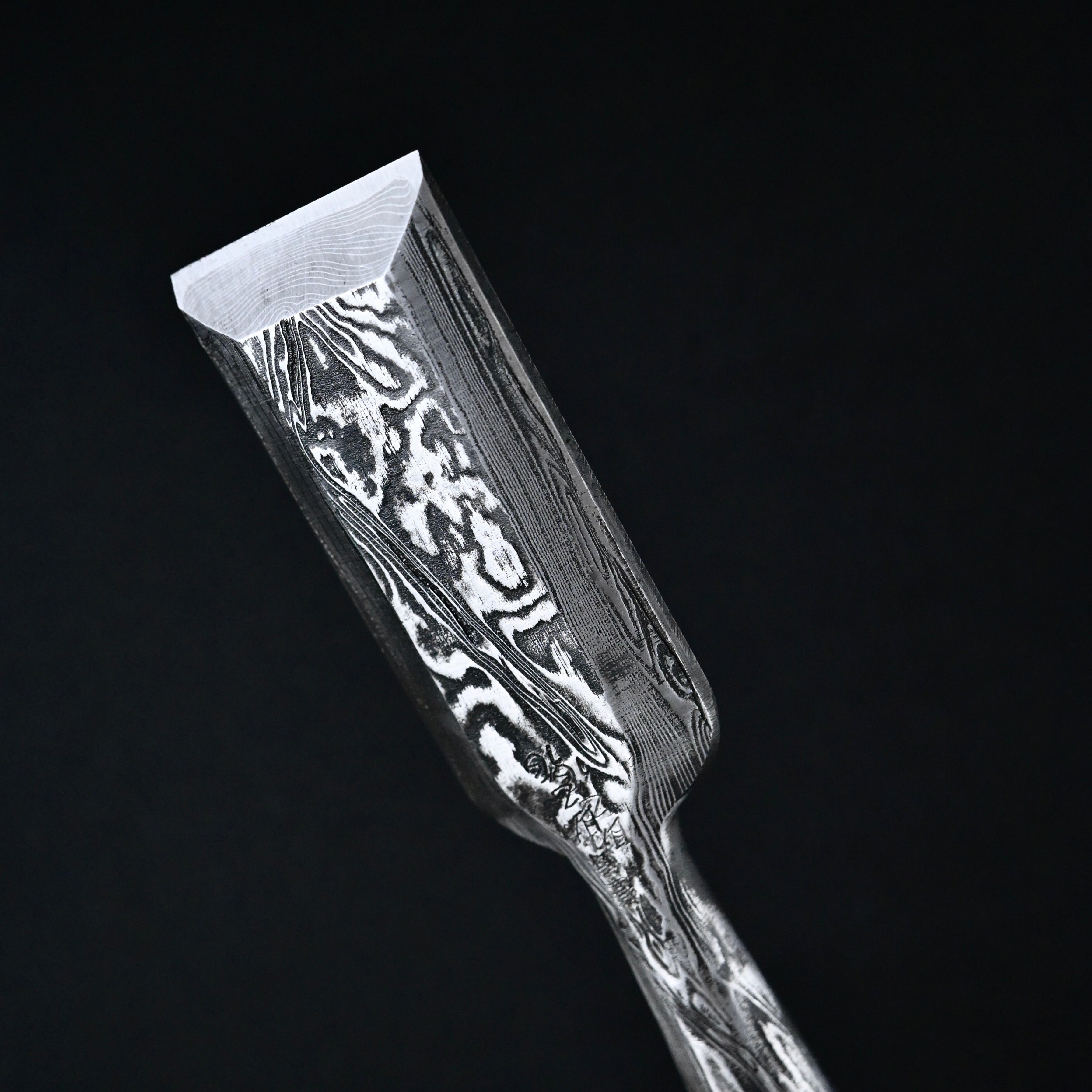 Sukemasa Suminagashi Bench chisels set with Box wood Handles 助正 墨流し 追入組鑿 柘植柄付