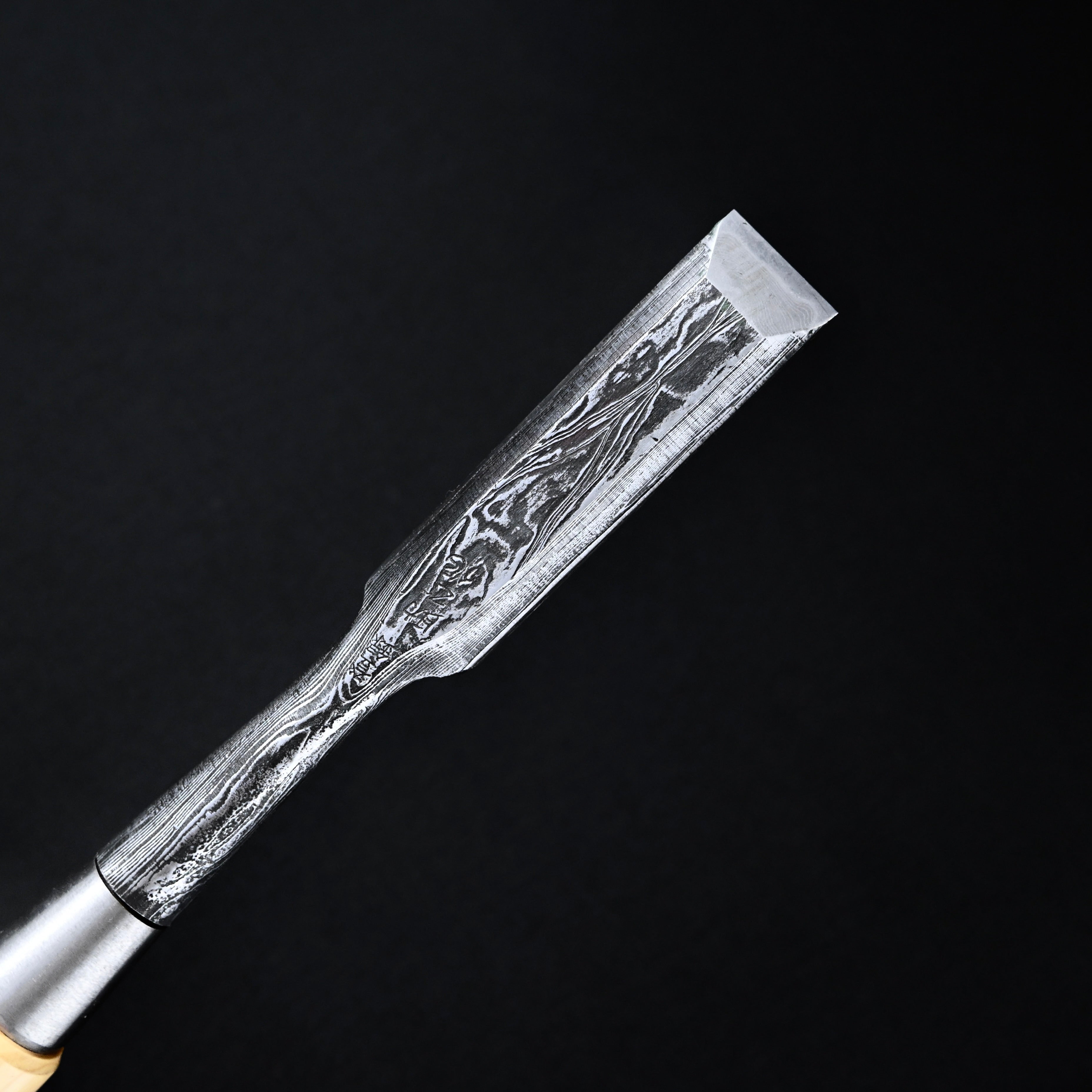 Sukemasa Suminagashi Bench chisels set with Box wood Handles 助正 墨流し 追入組鑿 柘植柄付