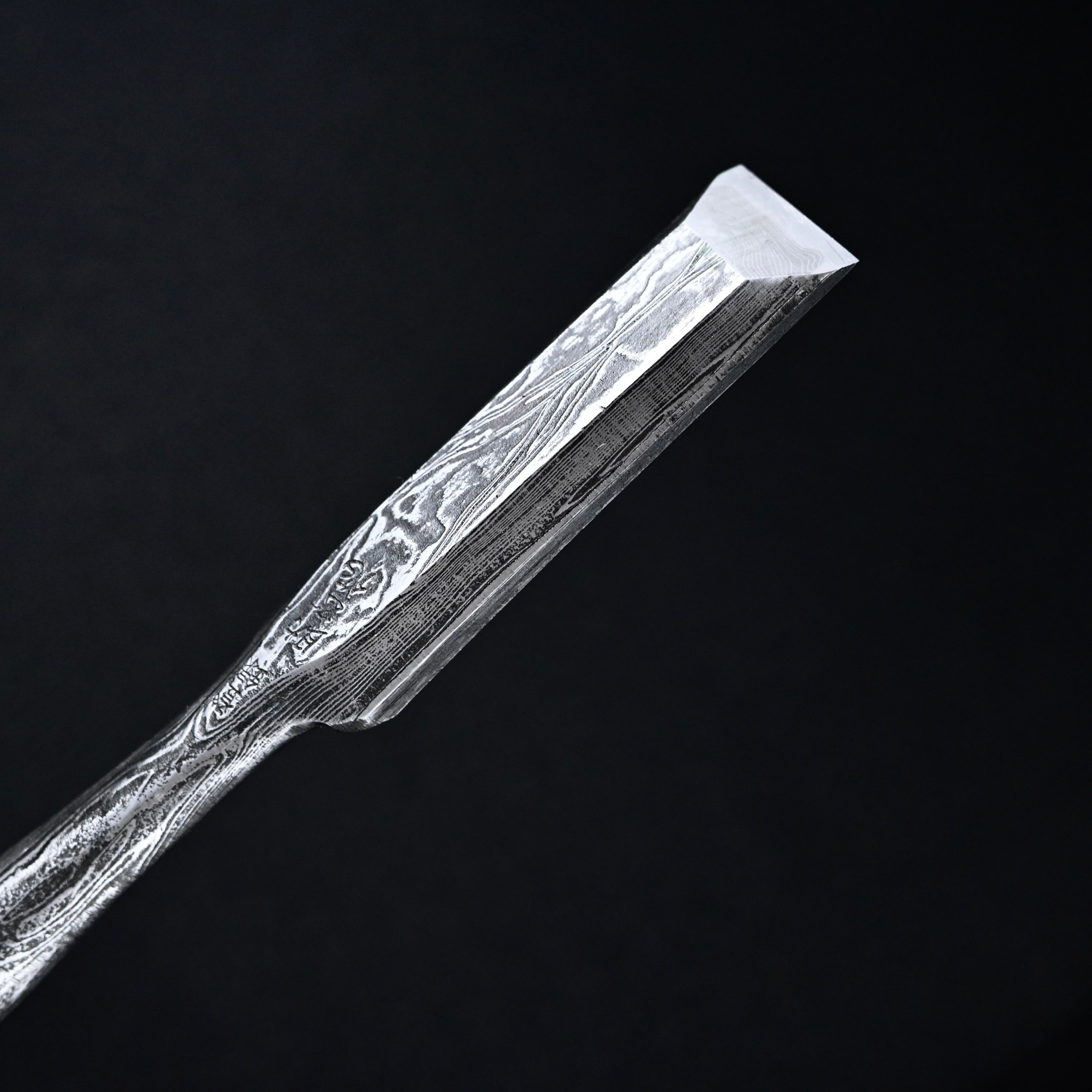 Sukemasa Suminagashi Bench chisels set with Box wood Handles 助正 墨流し 追入組鑿 柘植柄付