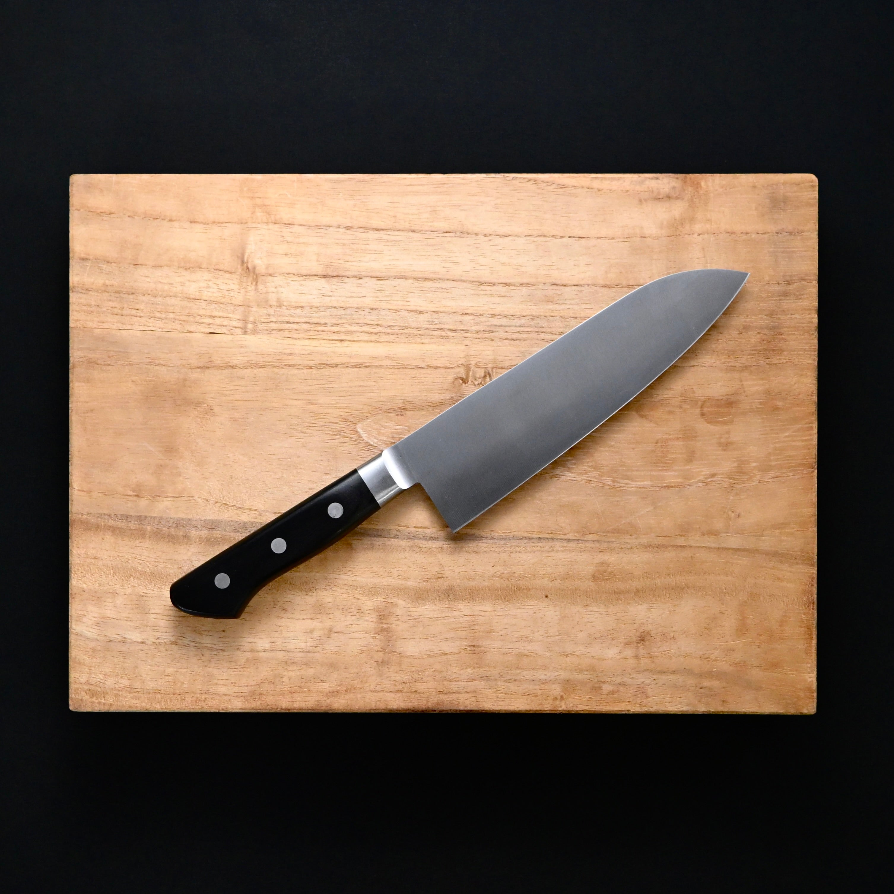 EchizenKazuma Fully Forged Santoku Knife 170mm 越前数馬作 本焼三徳包丁 170mm