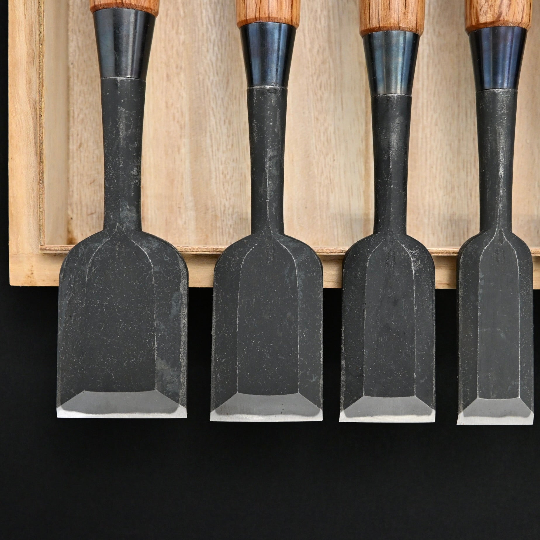 二代目左久作 追入組鑿 Hidari Hisasaku 2nd Vintage Bench chisels set