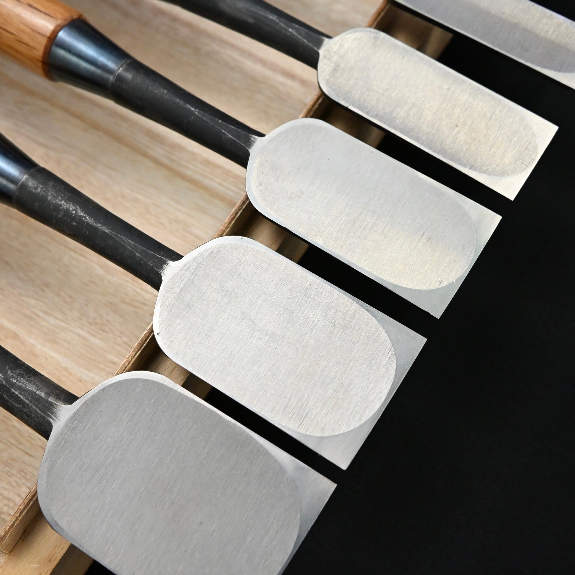 二代目左久作 追入組鑿 Hidari Hisasaku 2nd Vintage Bench chisels set