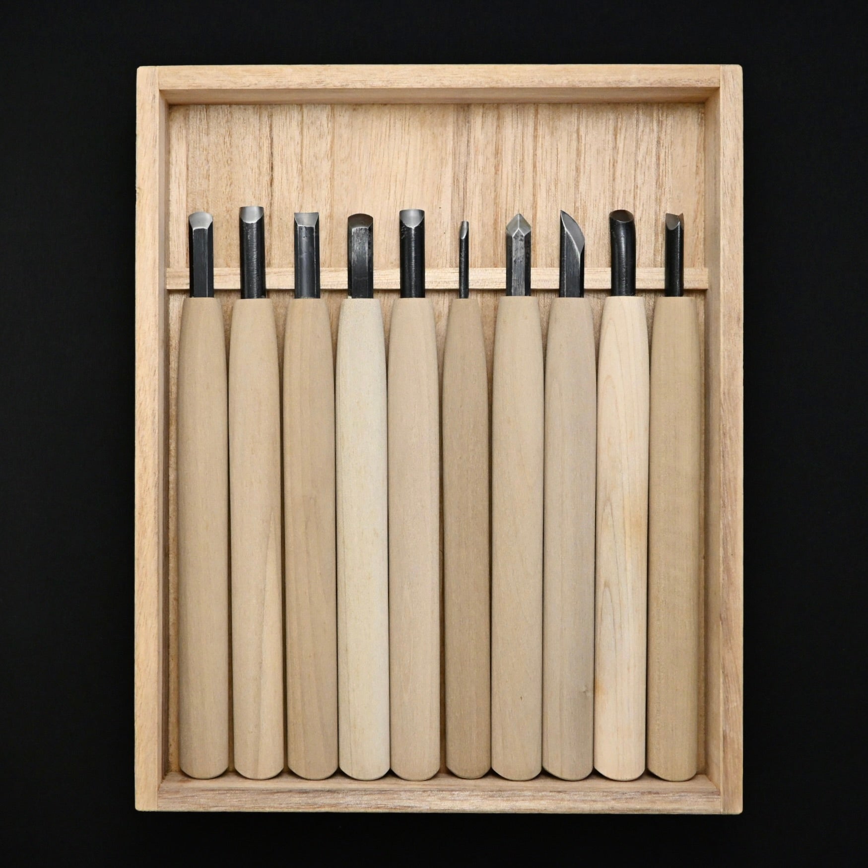 Masakichi Carving chisels set 20pc 政吉 小道具のみ&彫刻刀 20本セット 青紙鋼