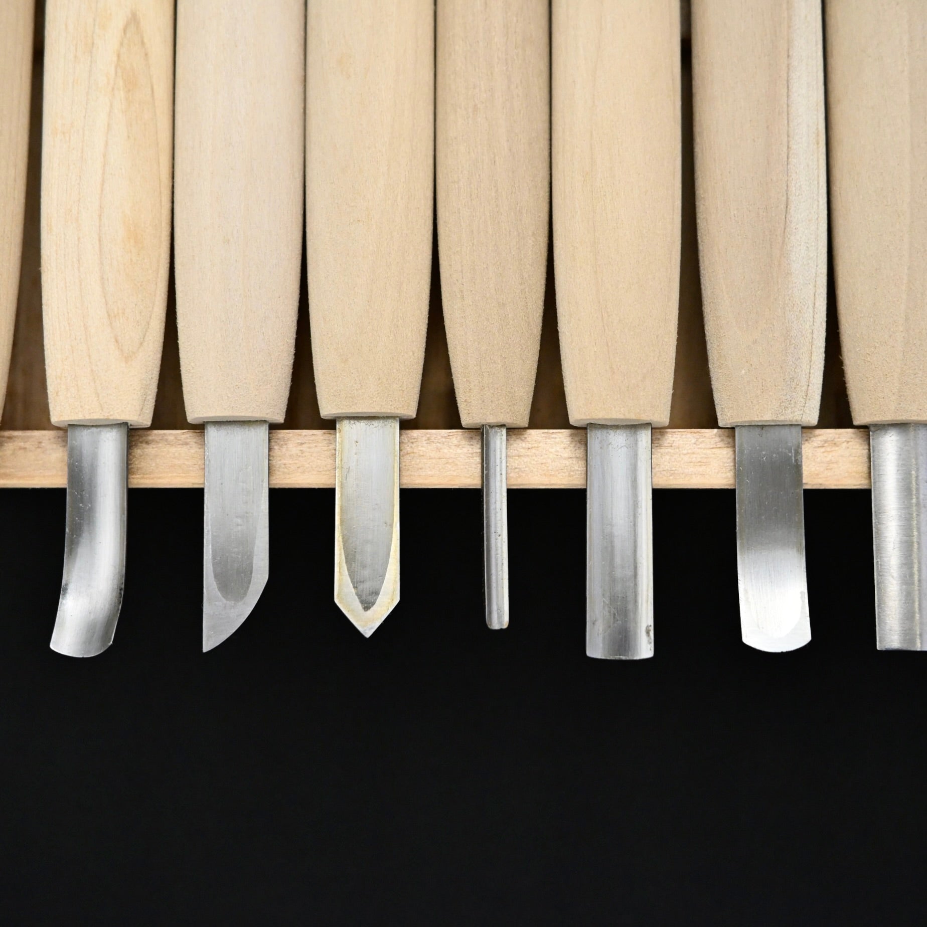 Masakichi Carving chisels set 20pc 政吉 小道具のみ&彫刻刀 20本セット 青紙鋼