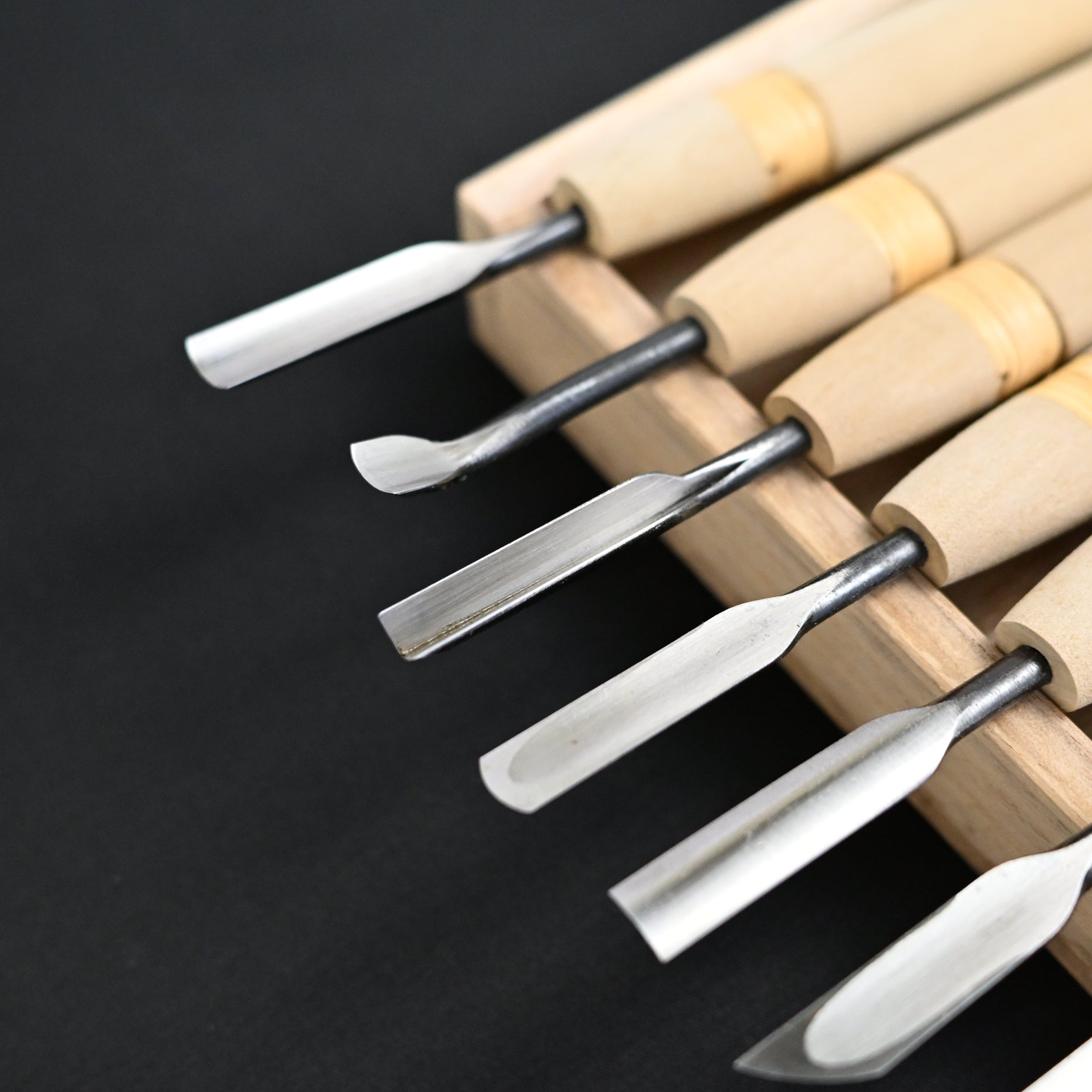 Masakichi Carving chisels set 20pc 政吉 小道具のみ&彫刻刀 20本セット 青紙鋼