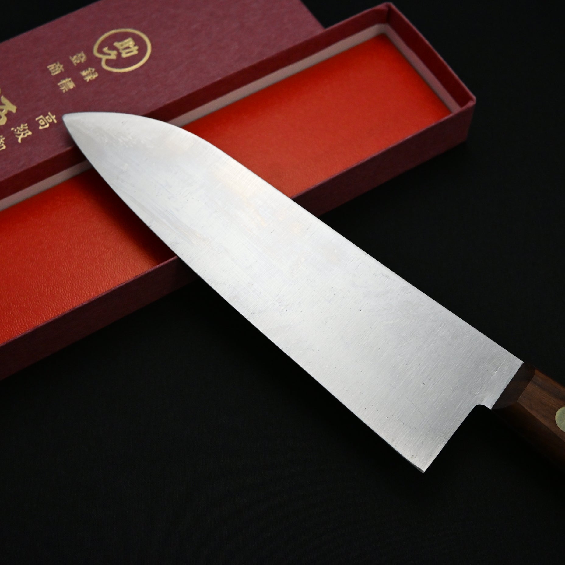源助久 日本鋼 つばなし 三徳包丁 165mm Minamoto Sukehisa Japanese Steel Tsubanashi Santoku
