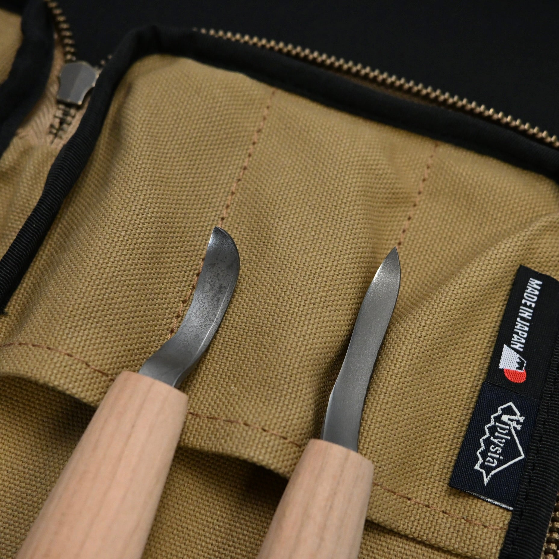 Heijoshin Michi HSS Scooping chisel set. 平常心 道 ハイス スクーピングナイフ組