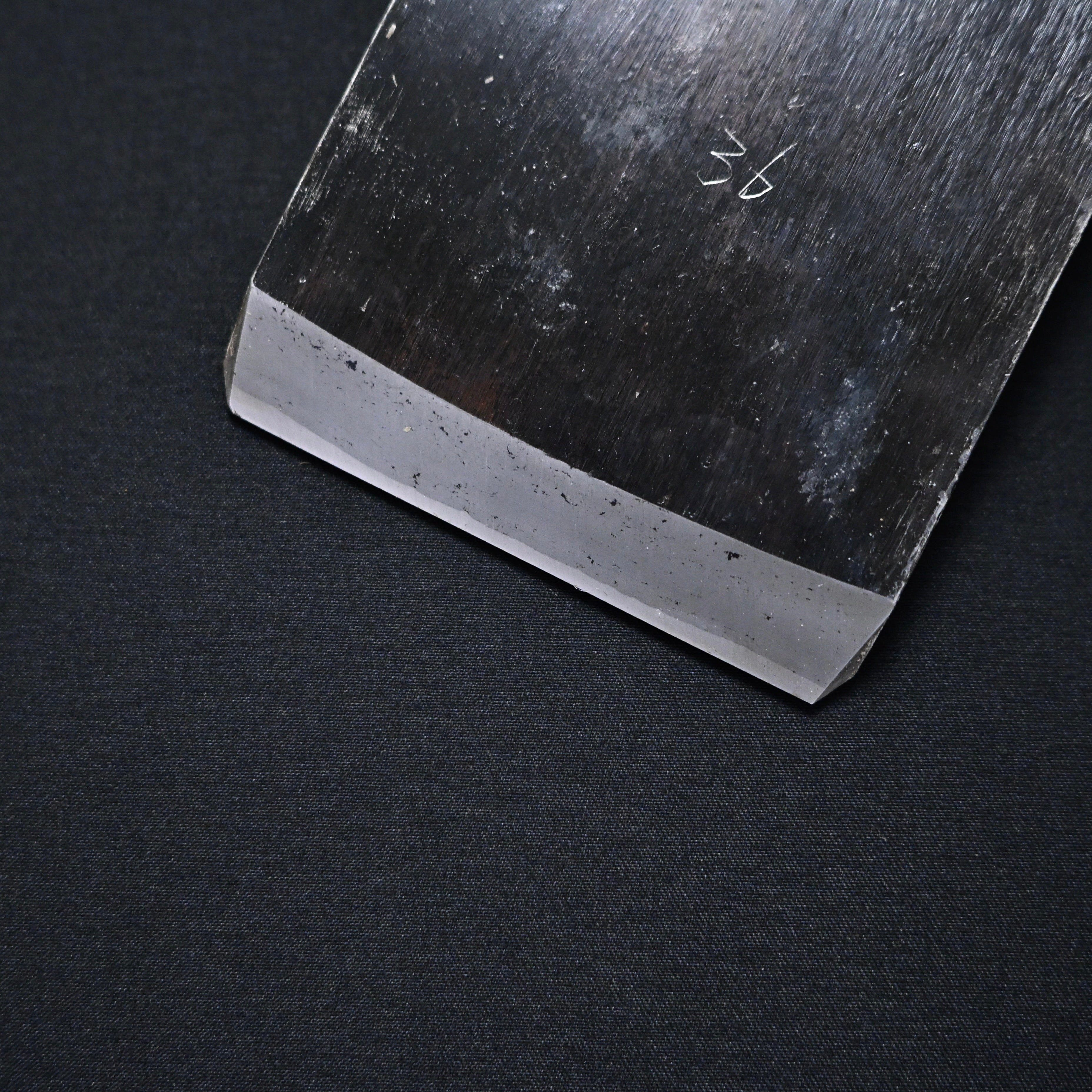 Old Stock Meijin-tamashii Smoothing Plane (Kanna) 掘出し物 名人魂 常三郎 二代目作 仕上鉋 70mm