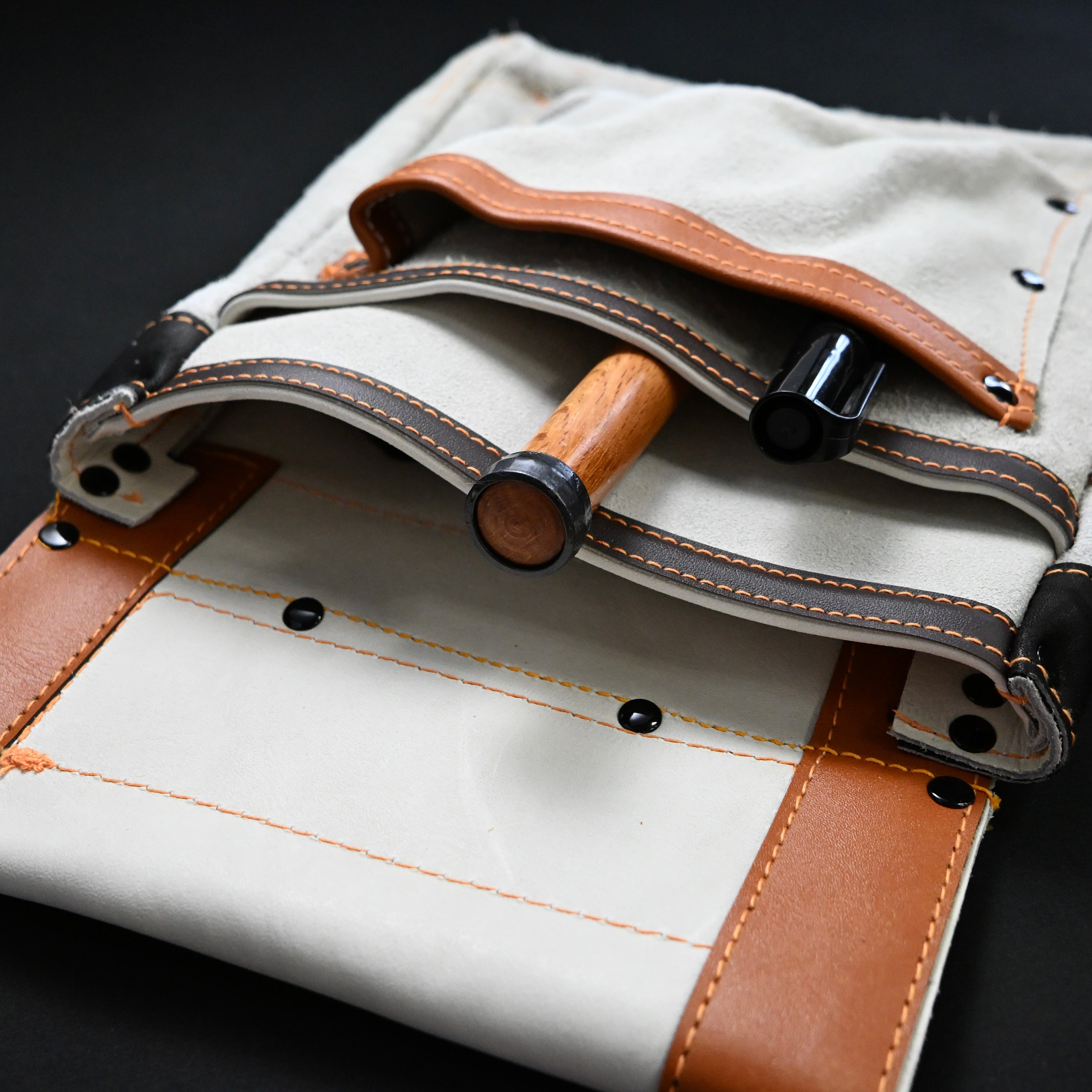 S-1 Working Waist Bag Japanese Carpenter Leather Bag 大工 腰袋 革製 S-1