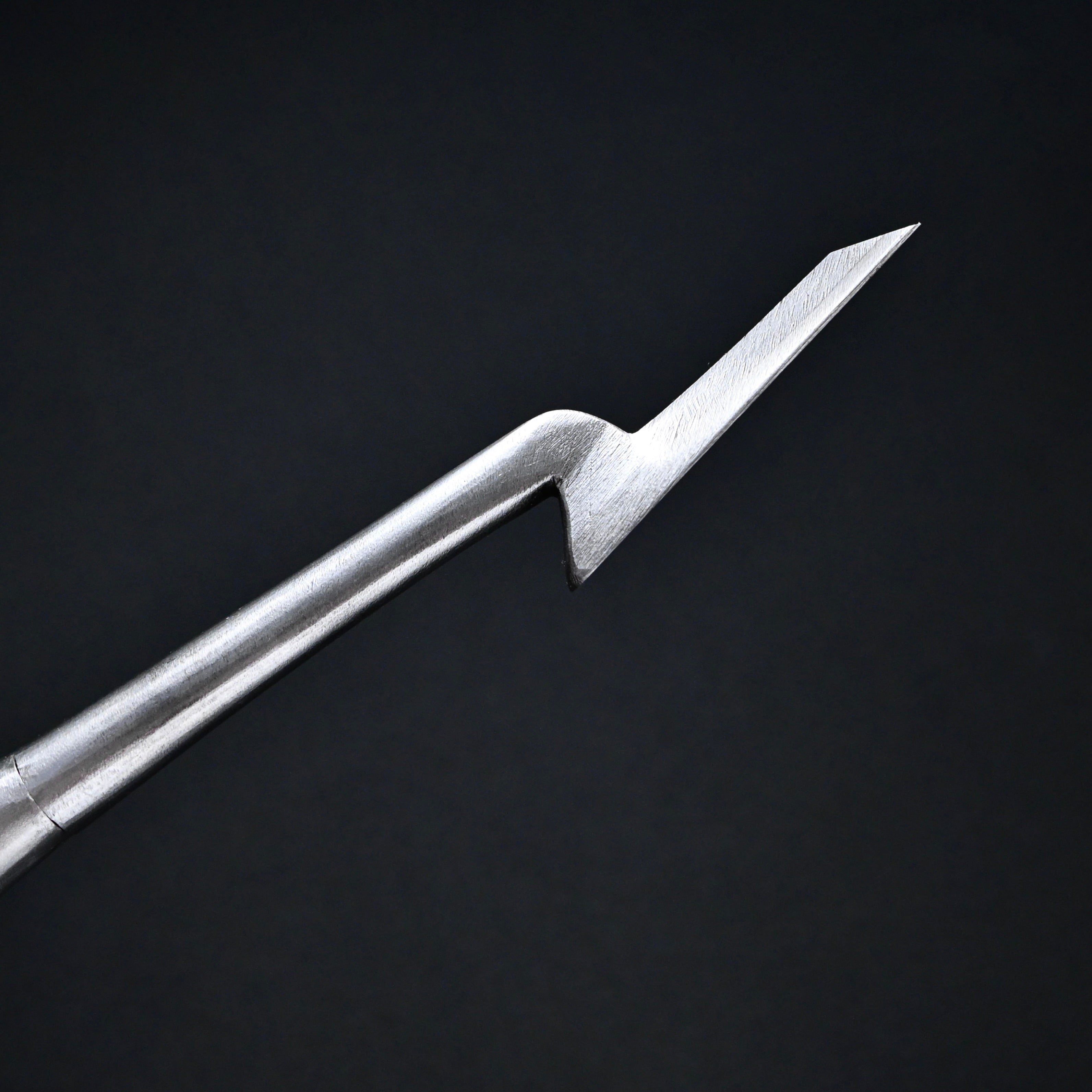 田斎作 磨仕上 面取鏝のみ アゴ付 赤樫柄 21mm Tasai Special Trowel chisel (Kote nomi) Polish finished with Red oak handle