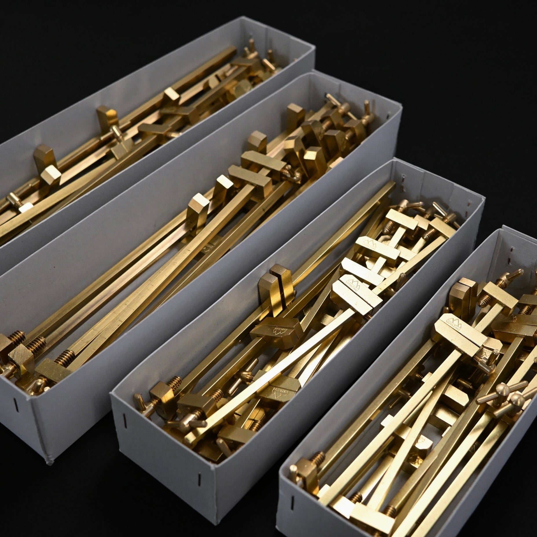 山崎 真鍮 端金 単品 Yamazaki Hatagane Solid Brass Clamp Sold Individually Made in Japan