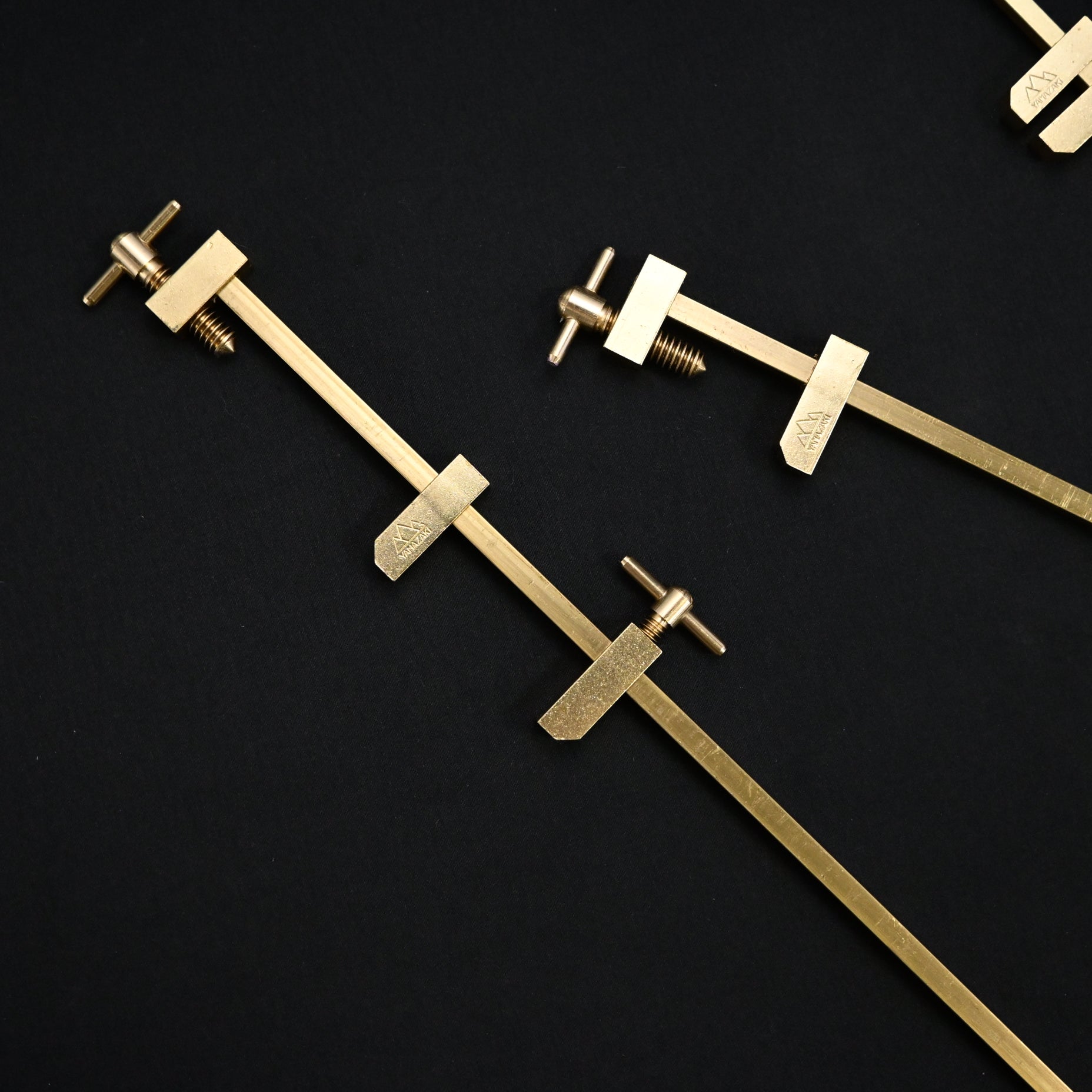 山崎 真鍮 端金 単品 Yamazaki Hatagane Solid Brass Clamp Sold Individually Made in Japan