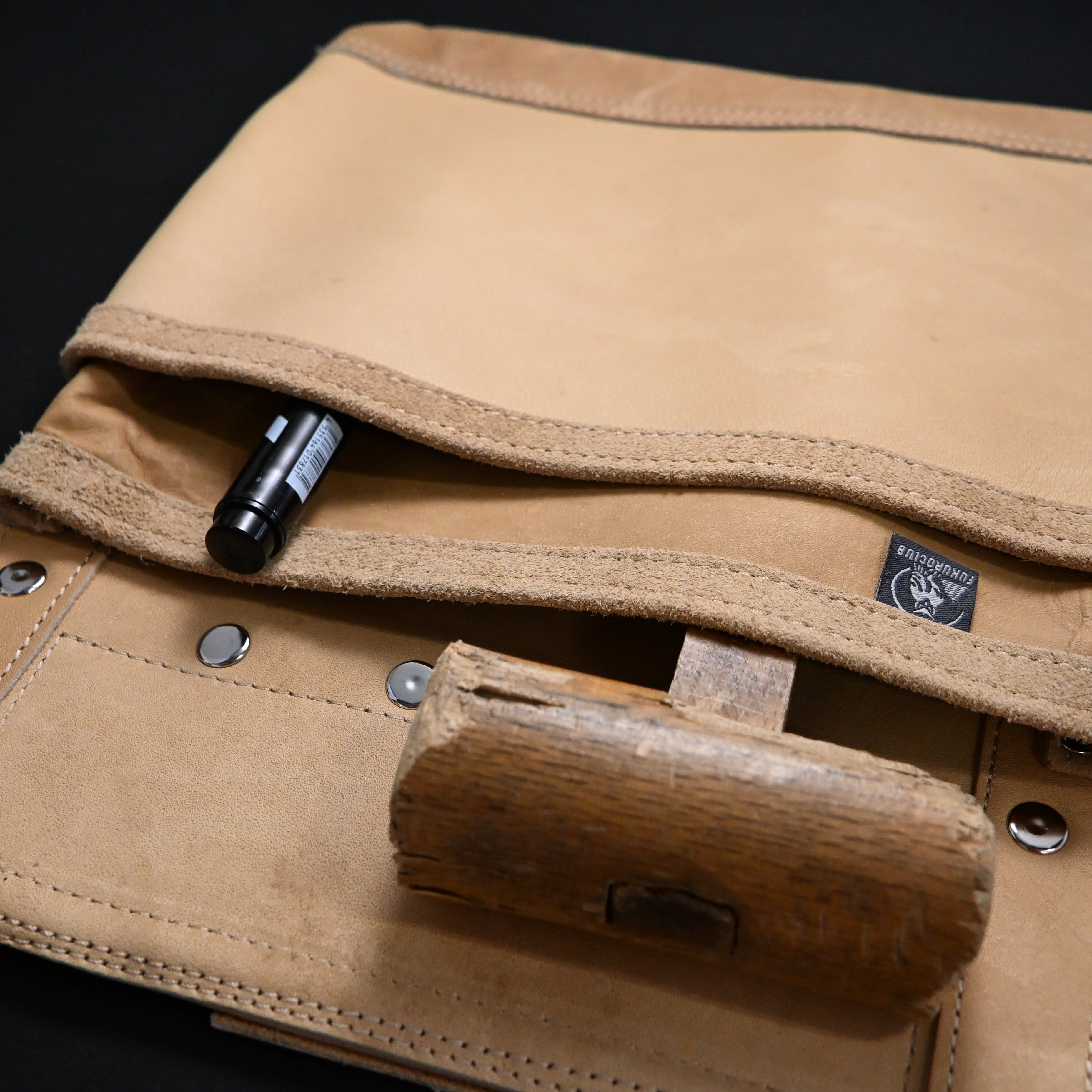 GV-27 グローブ革釘袋 グラブ27 腰袋 Glove Leather Nail Pouch Grab 27 Waist Bag