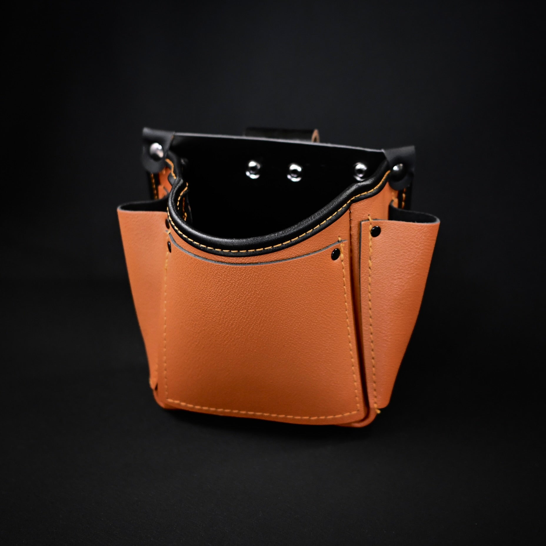 大工 ミニ腰袋 革製 3ポケット Working Waist Bag Mini Japanese Carpenter Working Bag