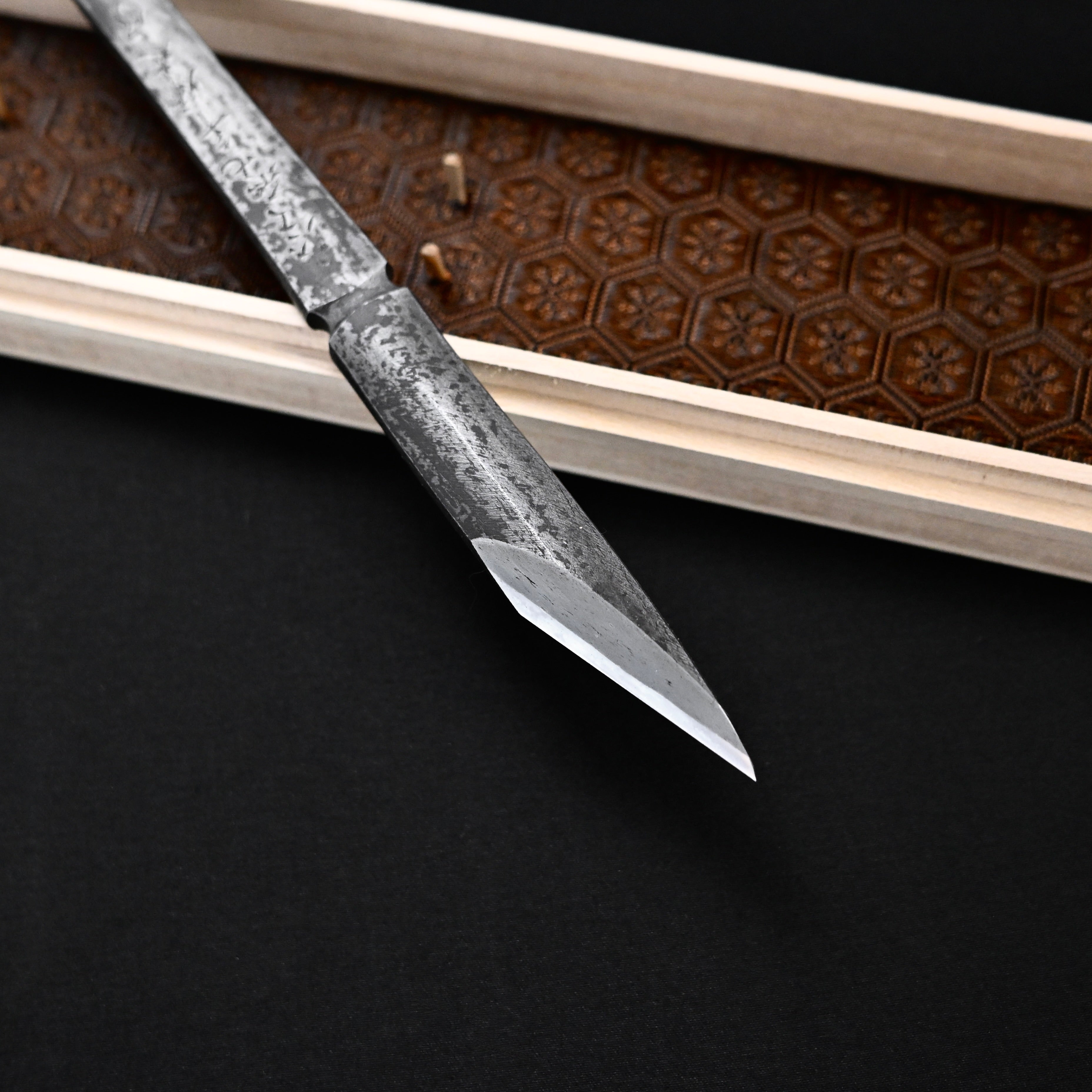 Kensaki by Sozen Carving 圣代無邪触 素全作 剣先小刀 15mm