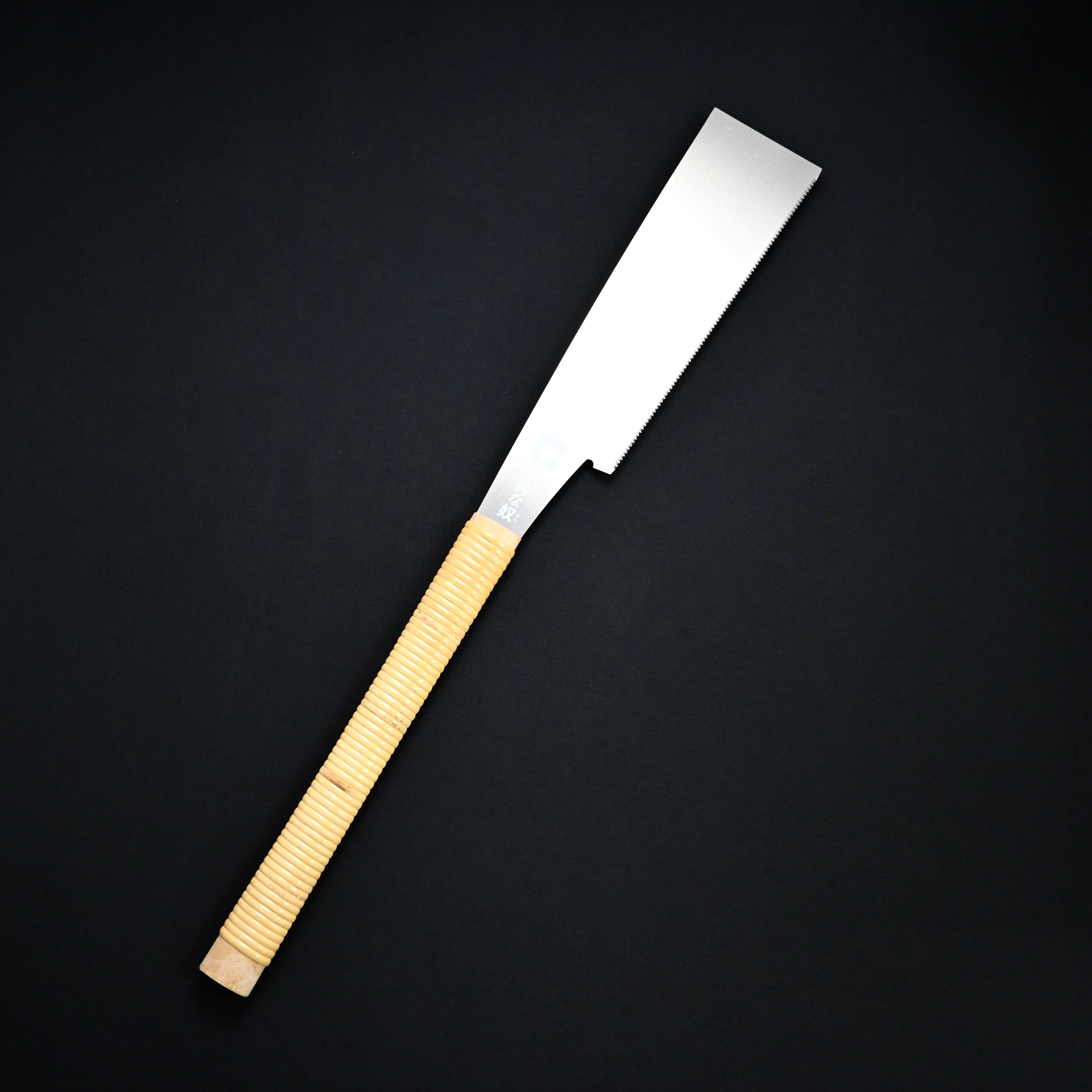 掘出し物 粋な奴 片刃鋸 導突目 6寸 Old stock Ikina-yatsu Single Edge Japanese Hand-Saw Cross Cut