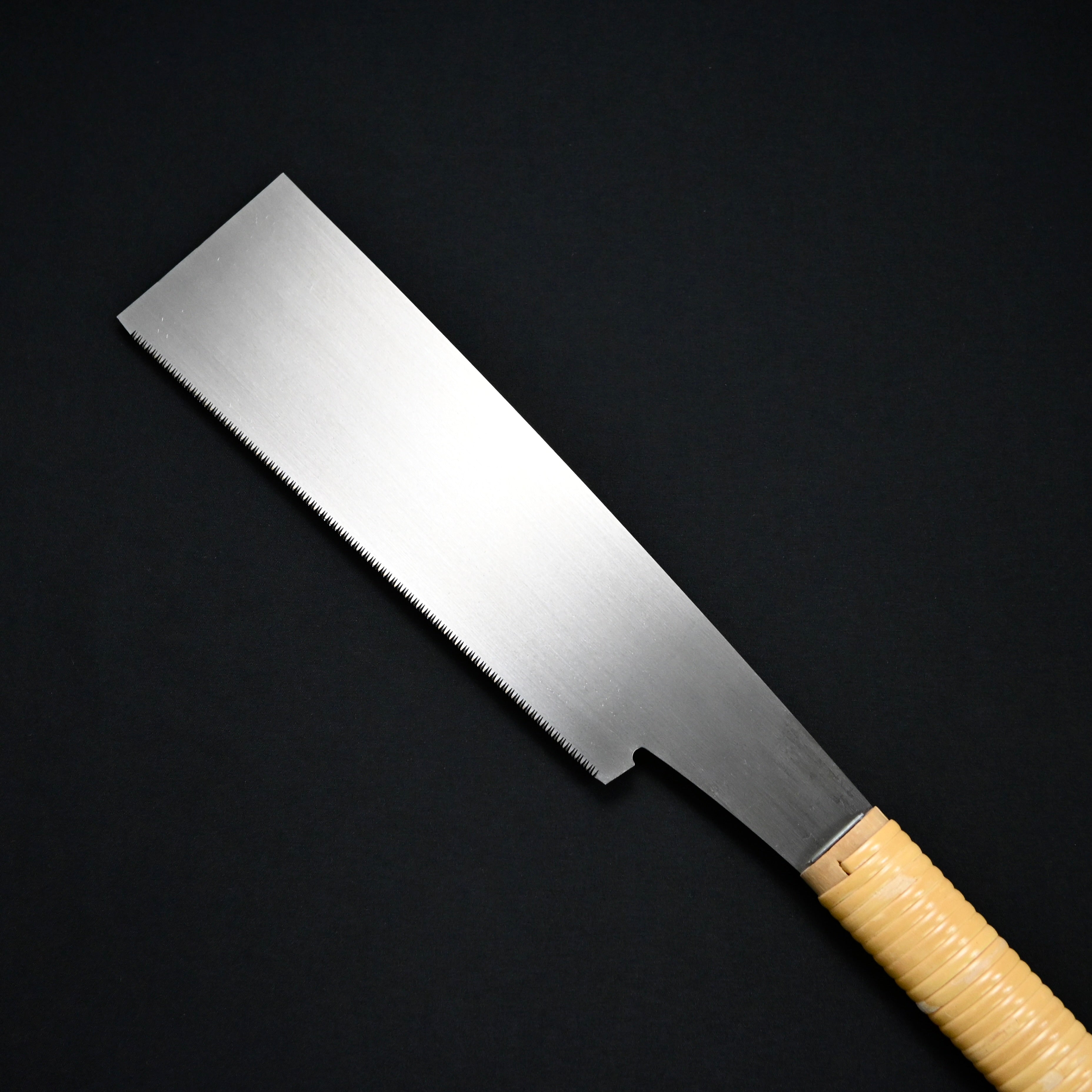 掘出し物 粋な奴 片刃鋸 導突目 6寸 Old stock Ikina-yatsu Single Edge Japanese Hand-Saw Cross Cut