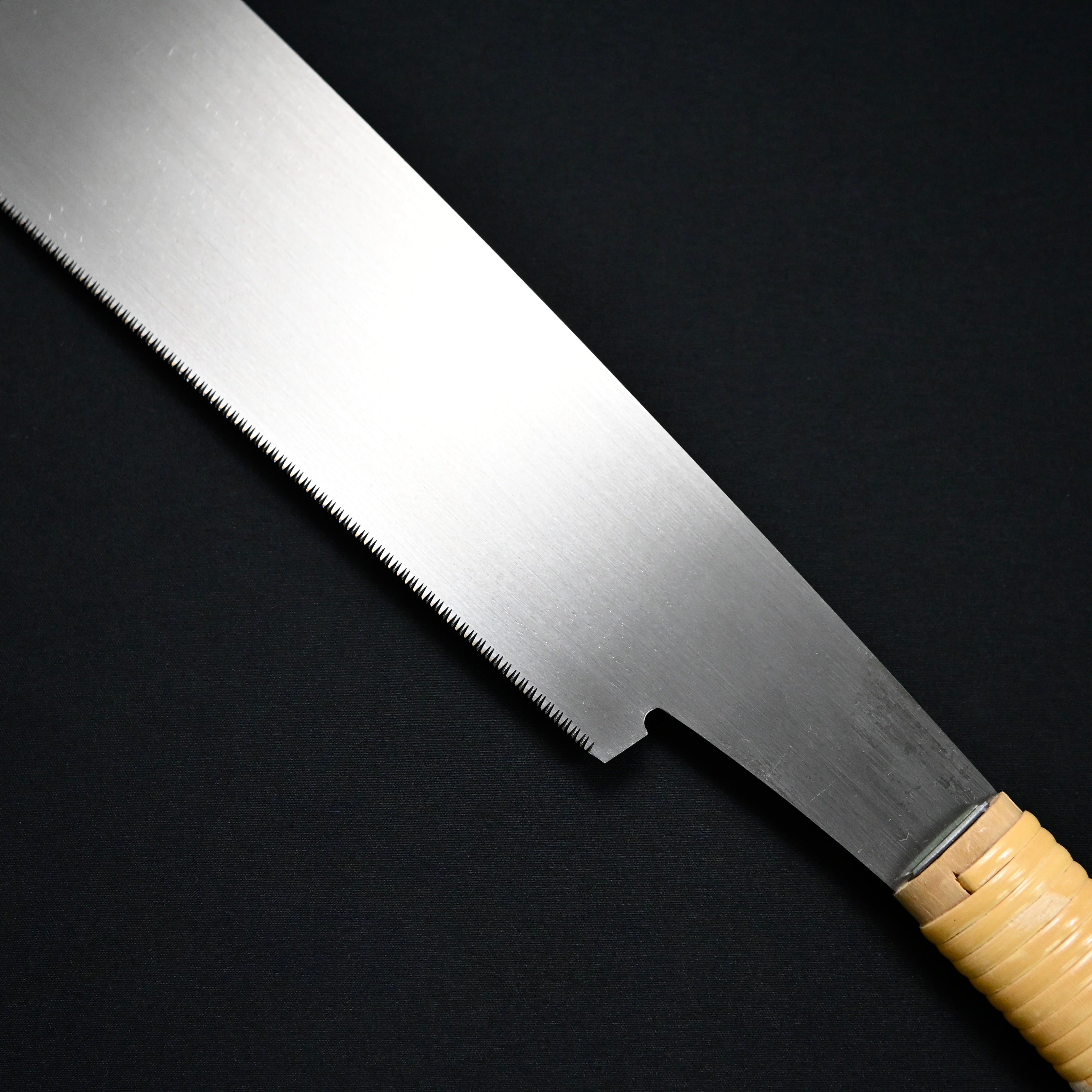 掘出し物 粋な奴 片刃鋸 導突目 6寸 Old stock Ikina-yatsu Single Edge Japanese Hand-Saw Cross Cut