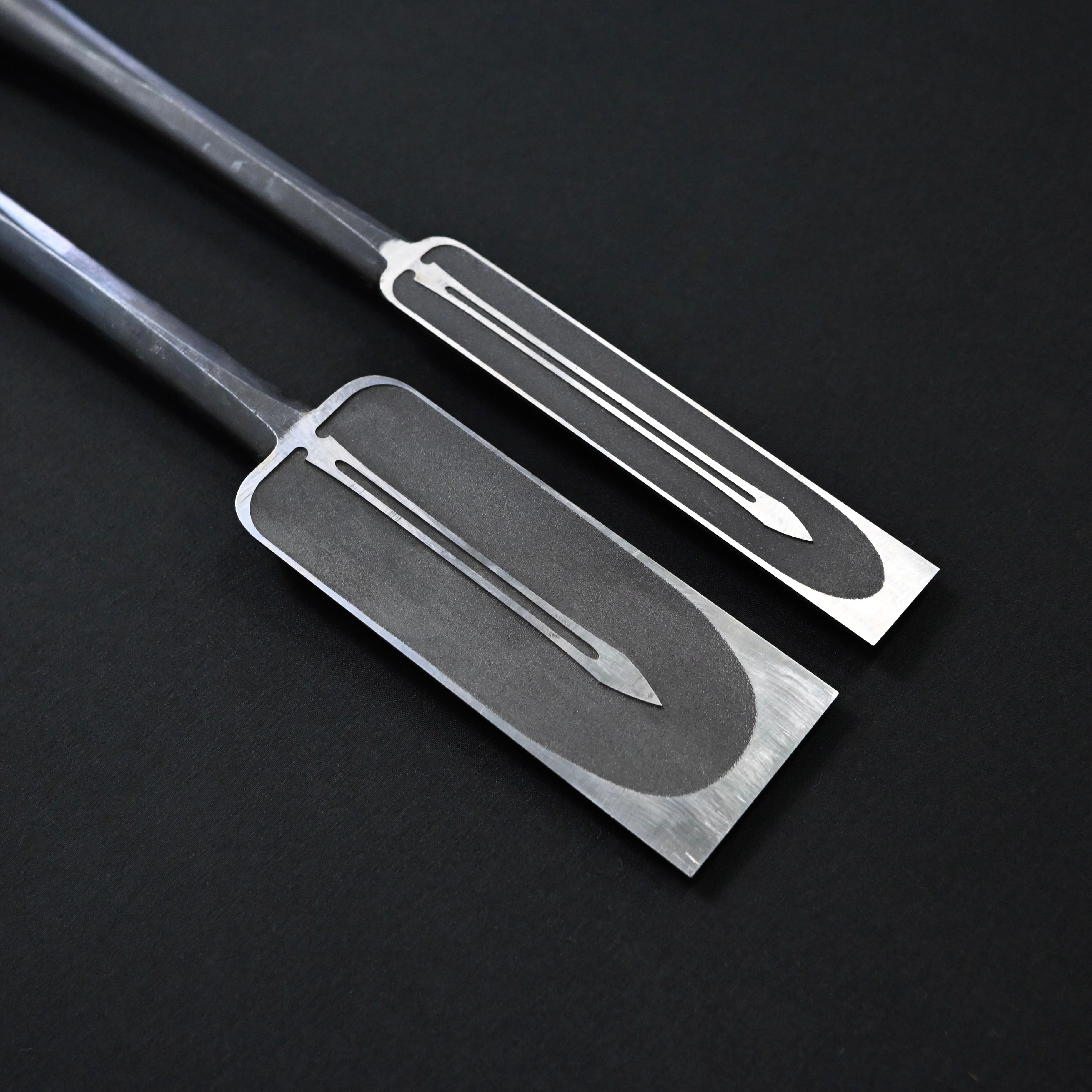 三代助丸作 碓氷金三郎 剣裏 本突組鑿 Vintage Sukemaru 3rd Ken-Ura Slick chisel by Usui Kinzaburo