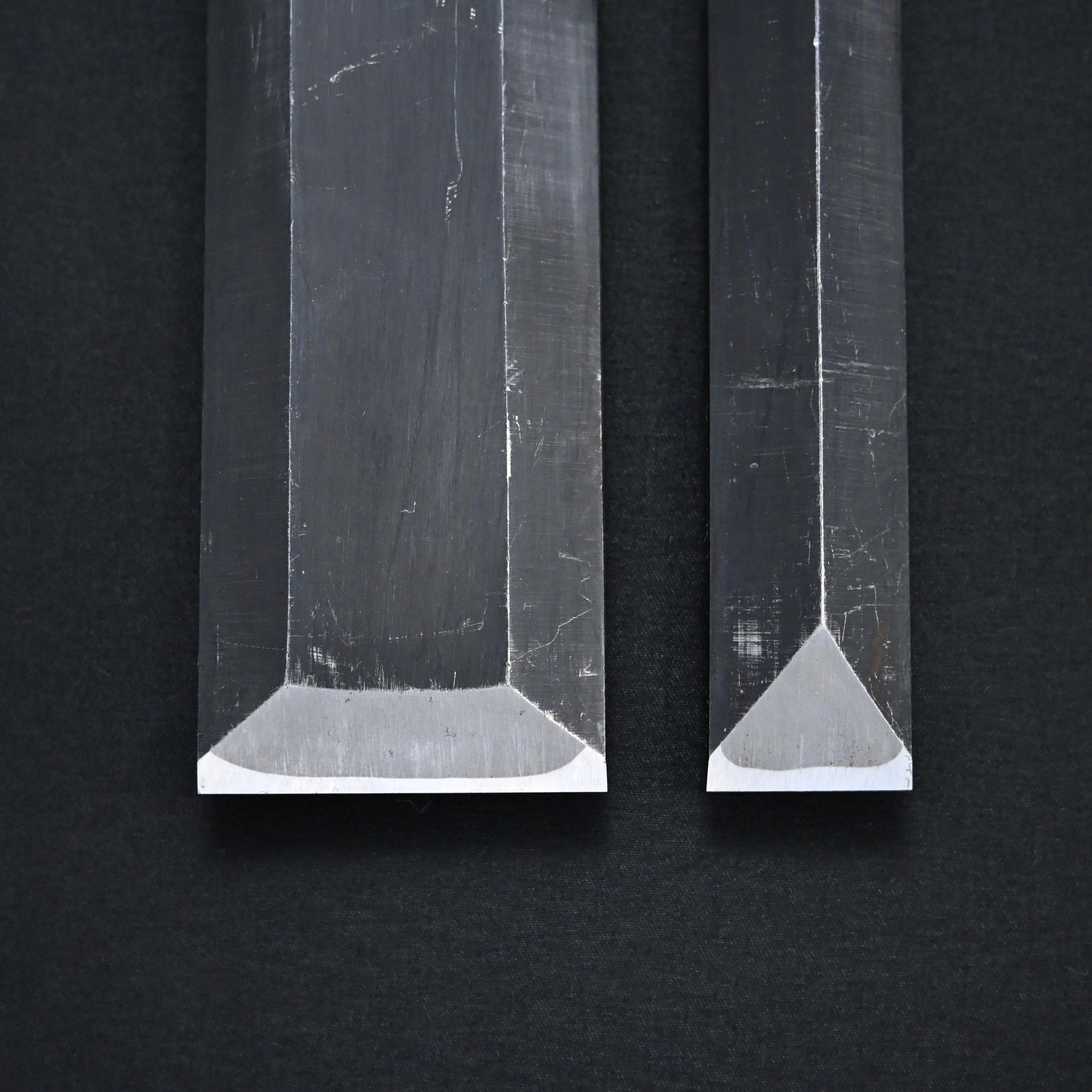 三代助丸作 碓氷金三郎 剣裏 本突組鑿 Vintage Sukemaru 3rd Ken-Ura Slick chisel by Usui Kinzaburo