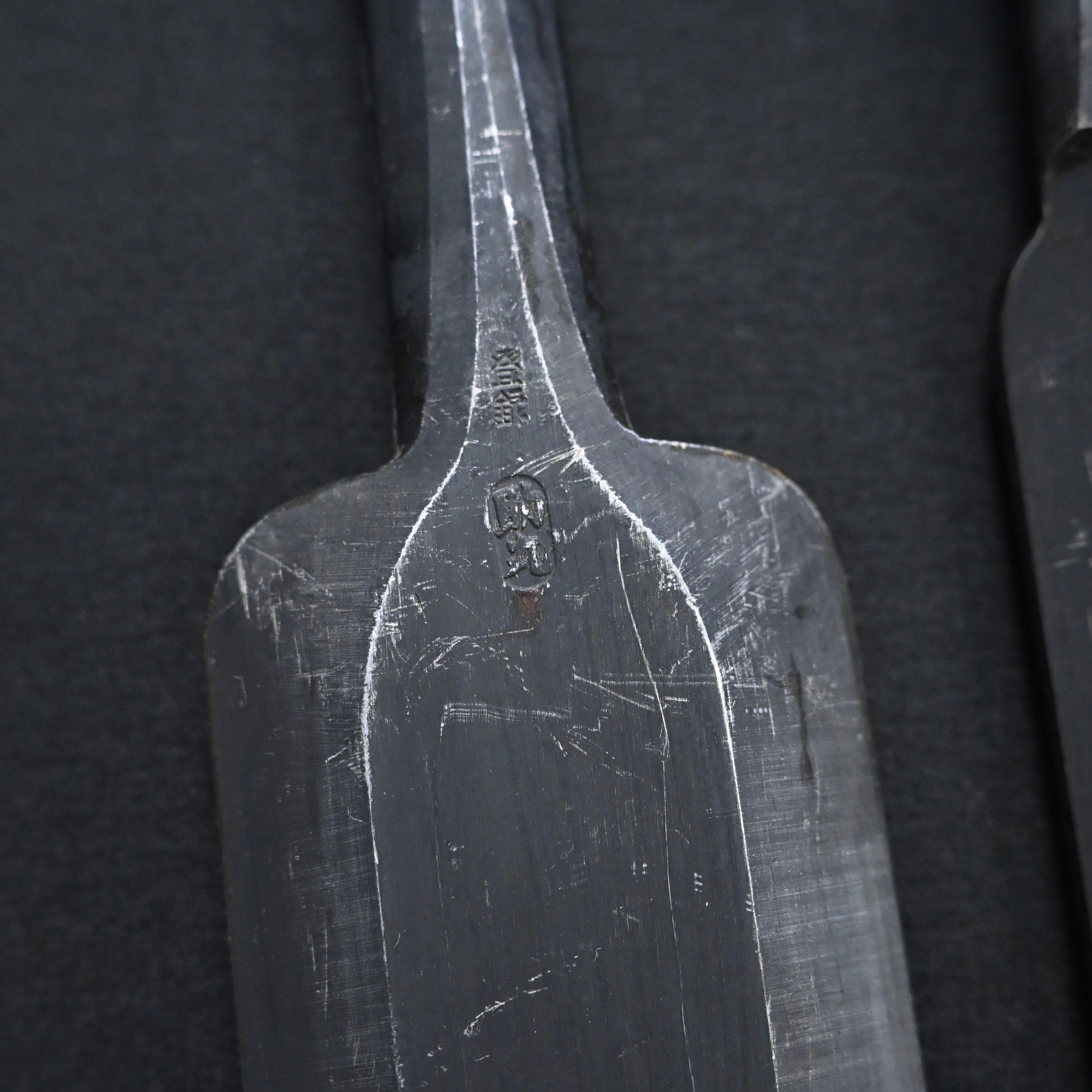 三代助丸作 碓氷金三郎 剣裏 本突組鑿 Vintage Sukemaru 3rd Ken-Ura Slick chisel by Usui Kinzaburo