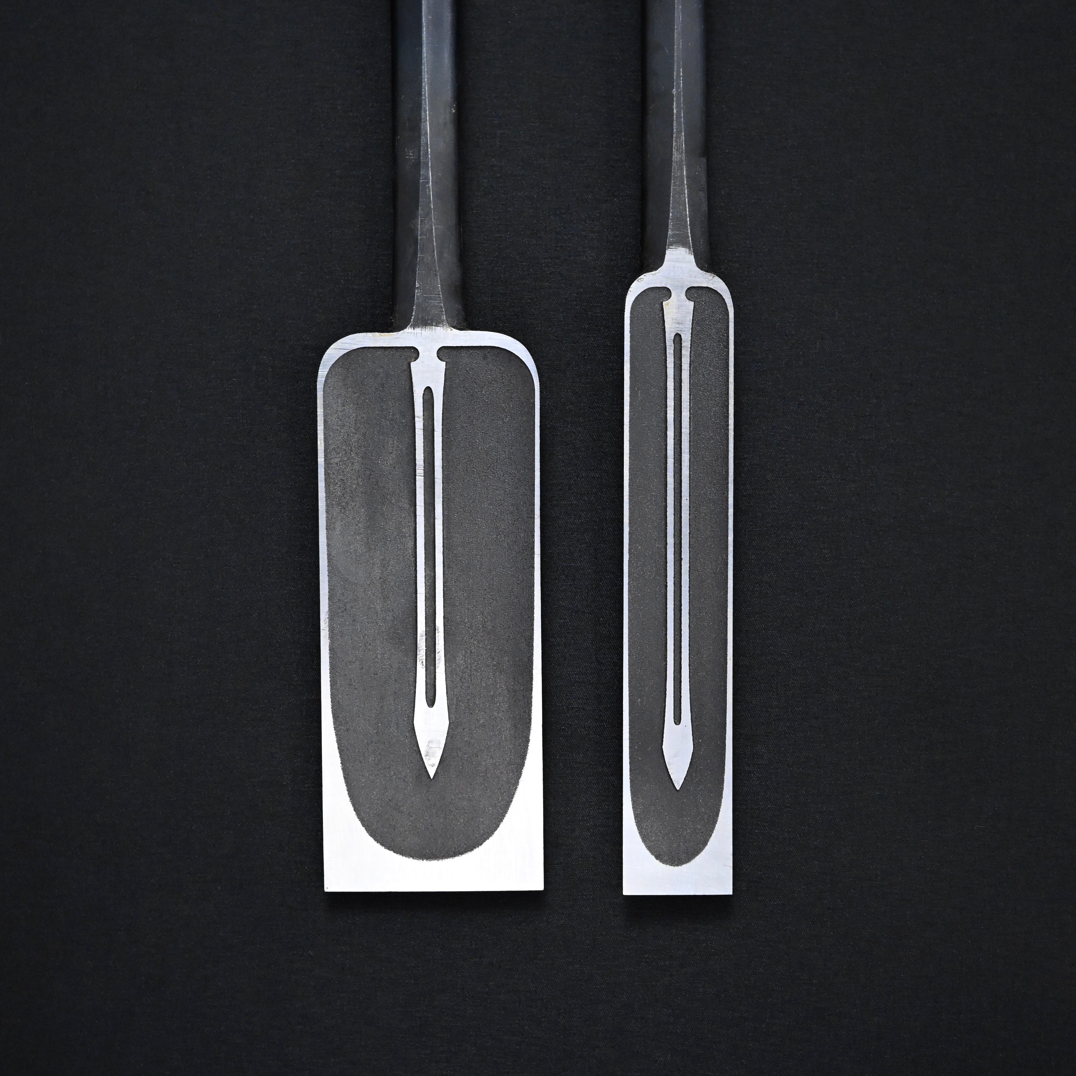 三代助丸作 碓氷金三郎 剣裏 本突組鑿 Vintage Sukemaru 3rd Ken-Ura Slick chisel by Usui Kinzaburo