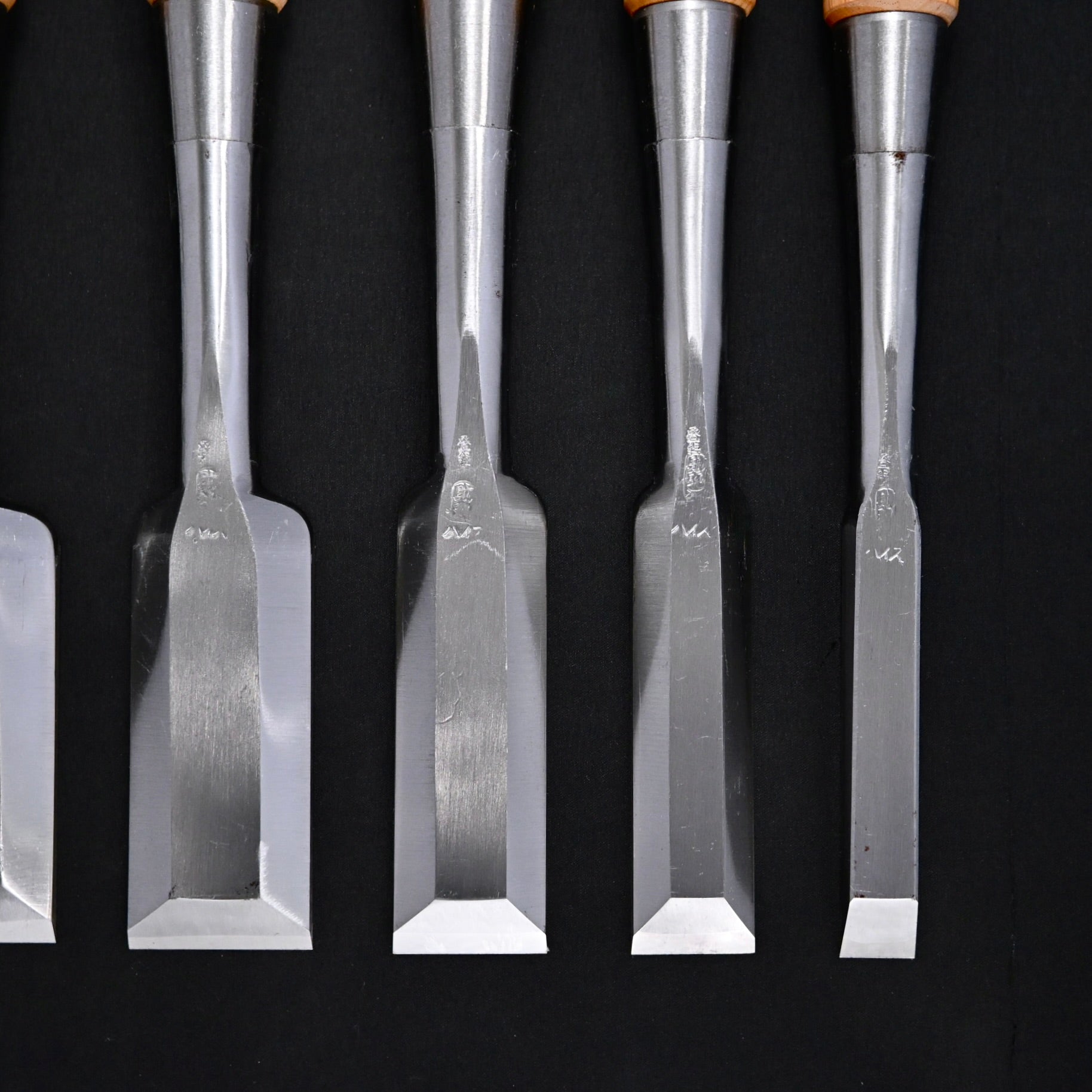 四代目助丸 三ツ裏 ハイス叩鑿 Sukemaru 4th High-Speed Steel Timber chisels Triple Ura by Usui Yoshio Tatakinomi