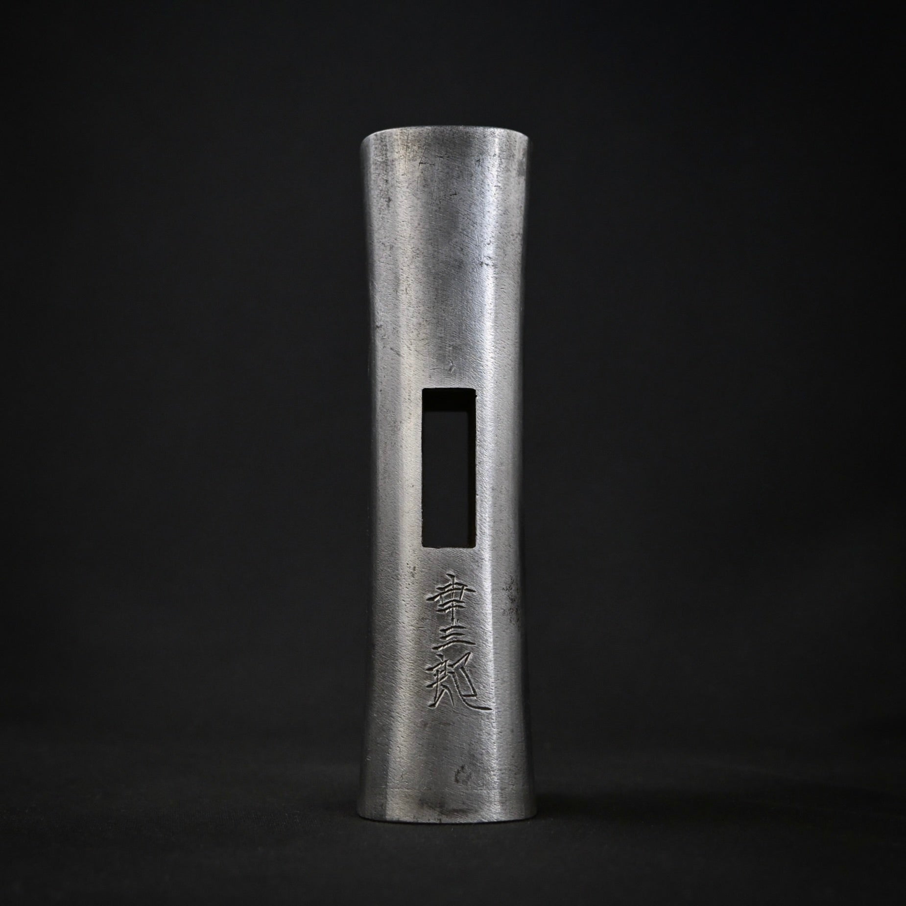Kouzaburou Pasting steel Square Hammers File Finish 980g 掘出し物 長谷川幸三郎氏 四角玄翁 鑢仕上
