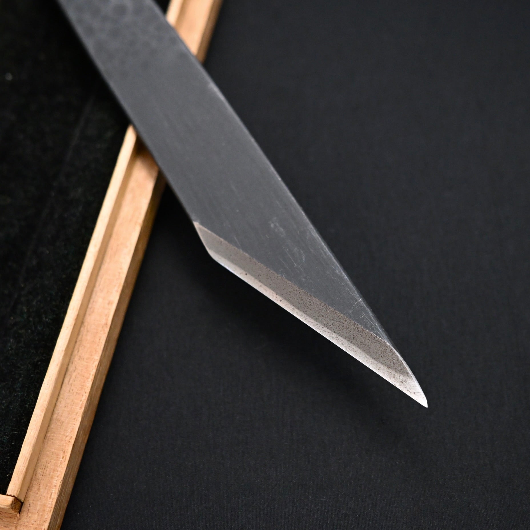 祥 岩崎重義作 切出し小刀 24mm 右 Sho Kiridashi Knife by Shigeyoshi Iwasaki Right hand 24mm