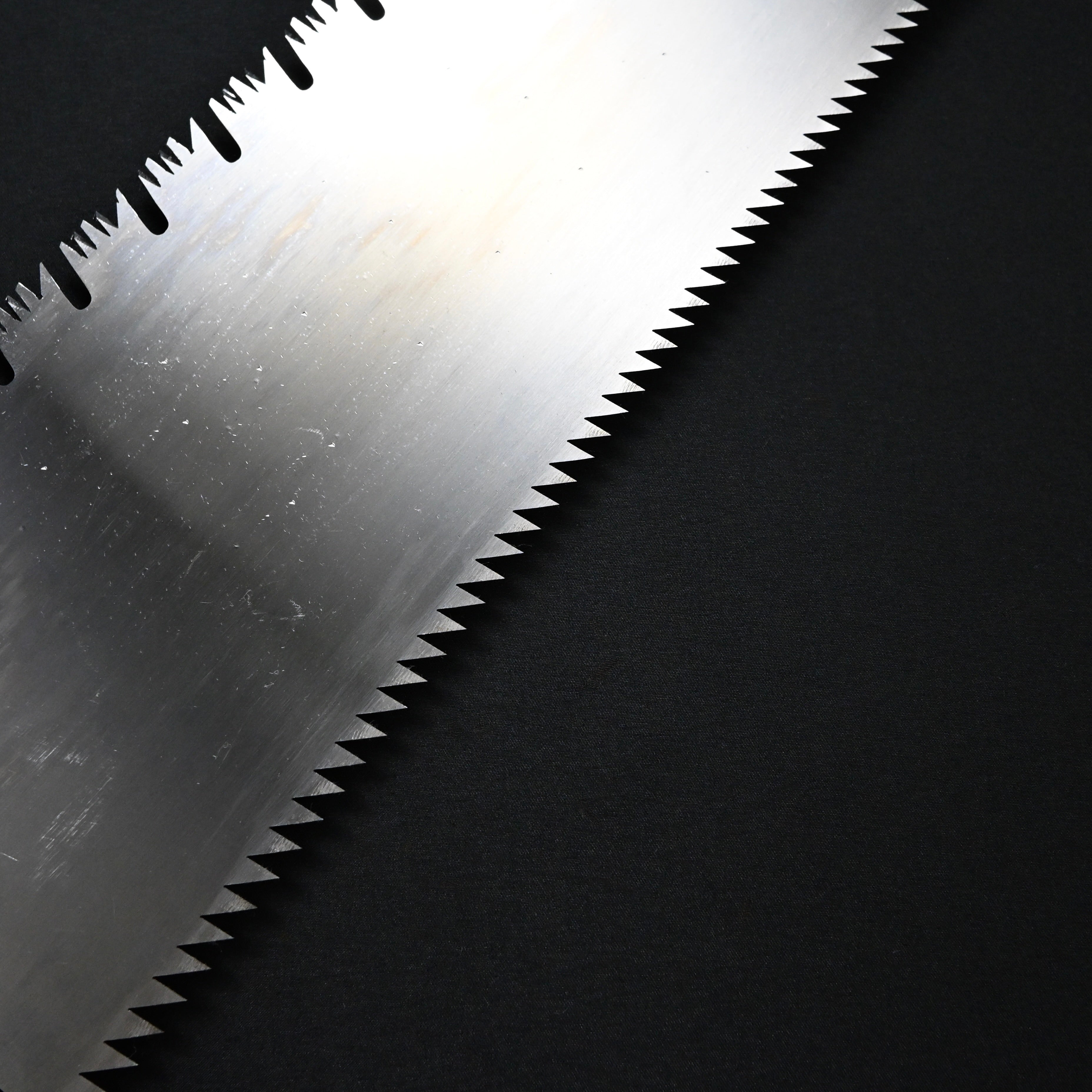 #234 Nagakatsu Double Edge Saw Eddy Type Handles set by Kurashige For Soft Wood 長勝鋸 渦巻き柄 両刃鋸 300mm