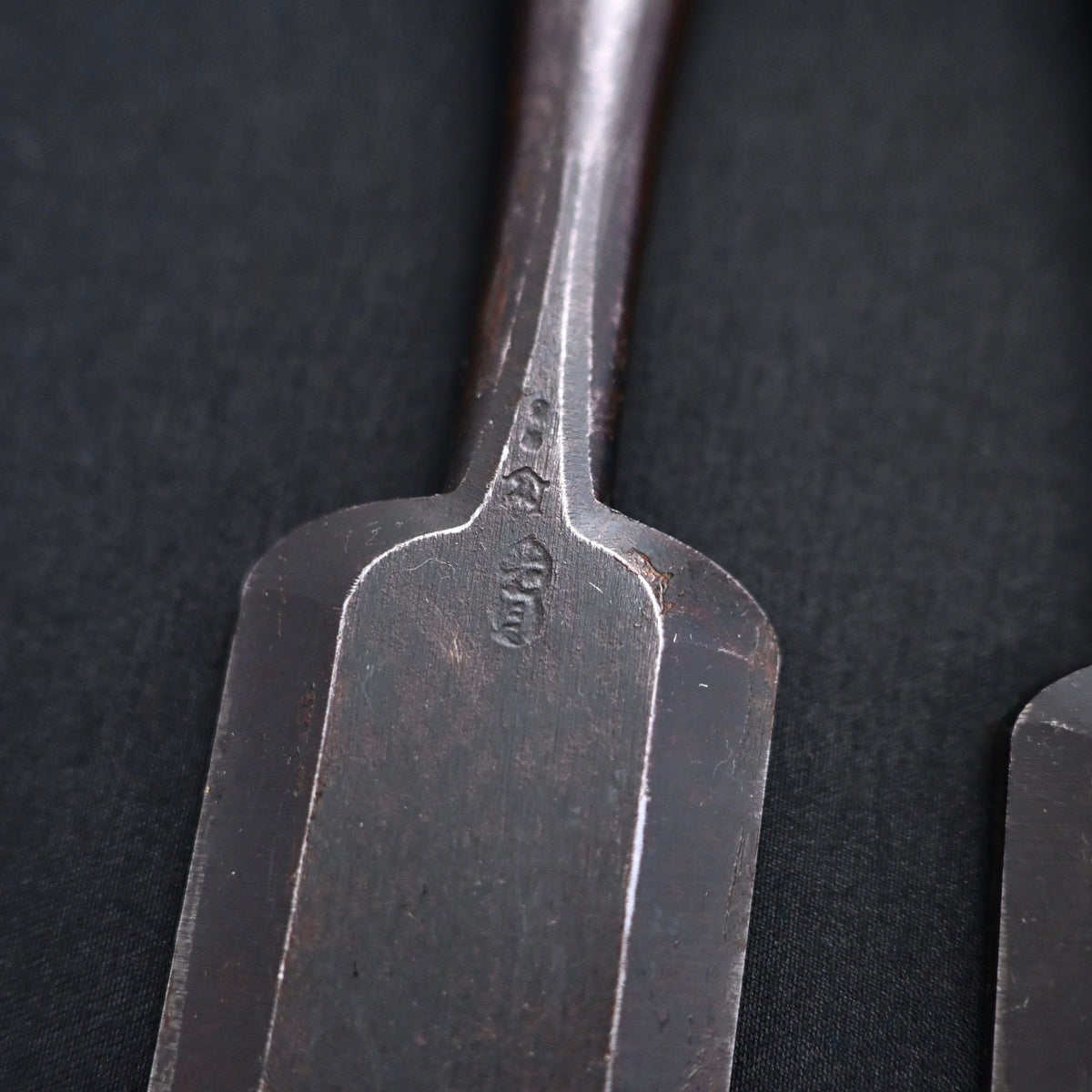 Used Mitsuki Bench chisels set by Yamazaki Nobutsugu 中古品 光月 山崎信次作 追入5本組鑿