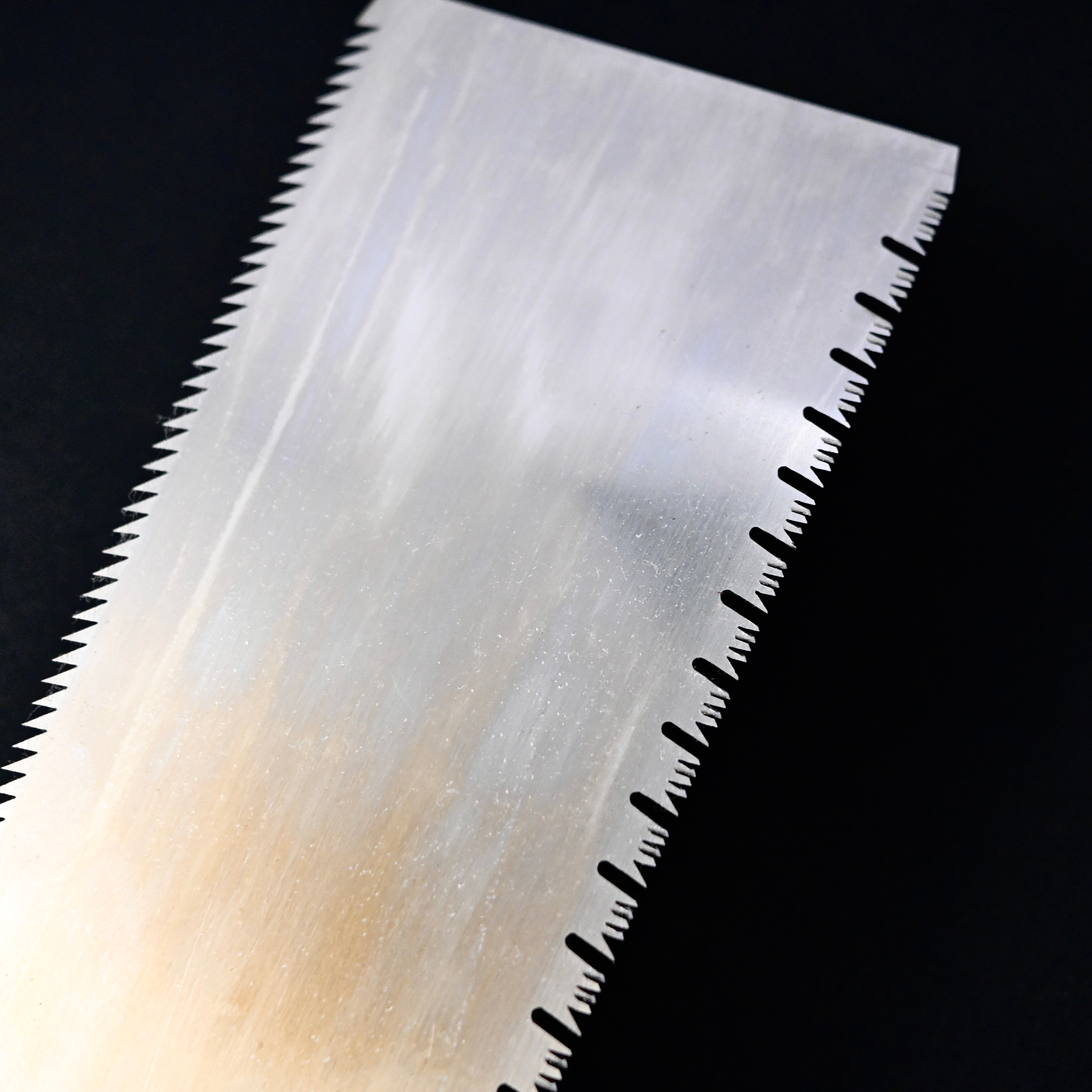 #236 Nagakatsu Double Edge Saw Eddy Type Handles set by Kurashige For Hard Wood 長勝鋸 渦巻き柄 両刃鋸 240mm