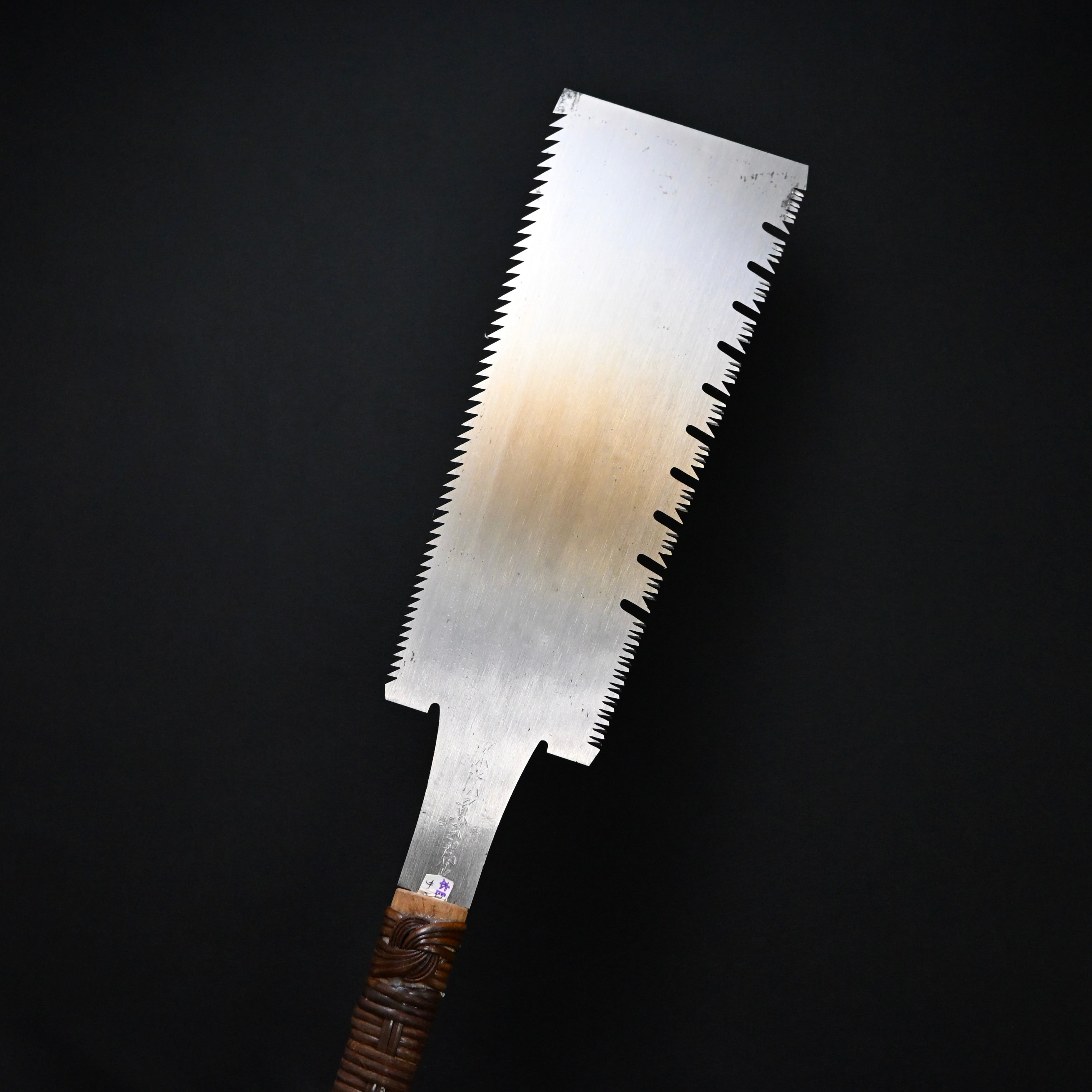 #237 Nagakatsu Double Edge Saw Eddy Type Handles set by Kurashige For Hard Wood 長勝鋸 渦巻き柄 両刃鋸 300mm