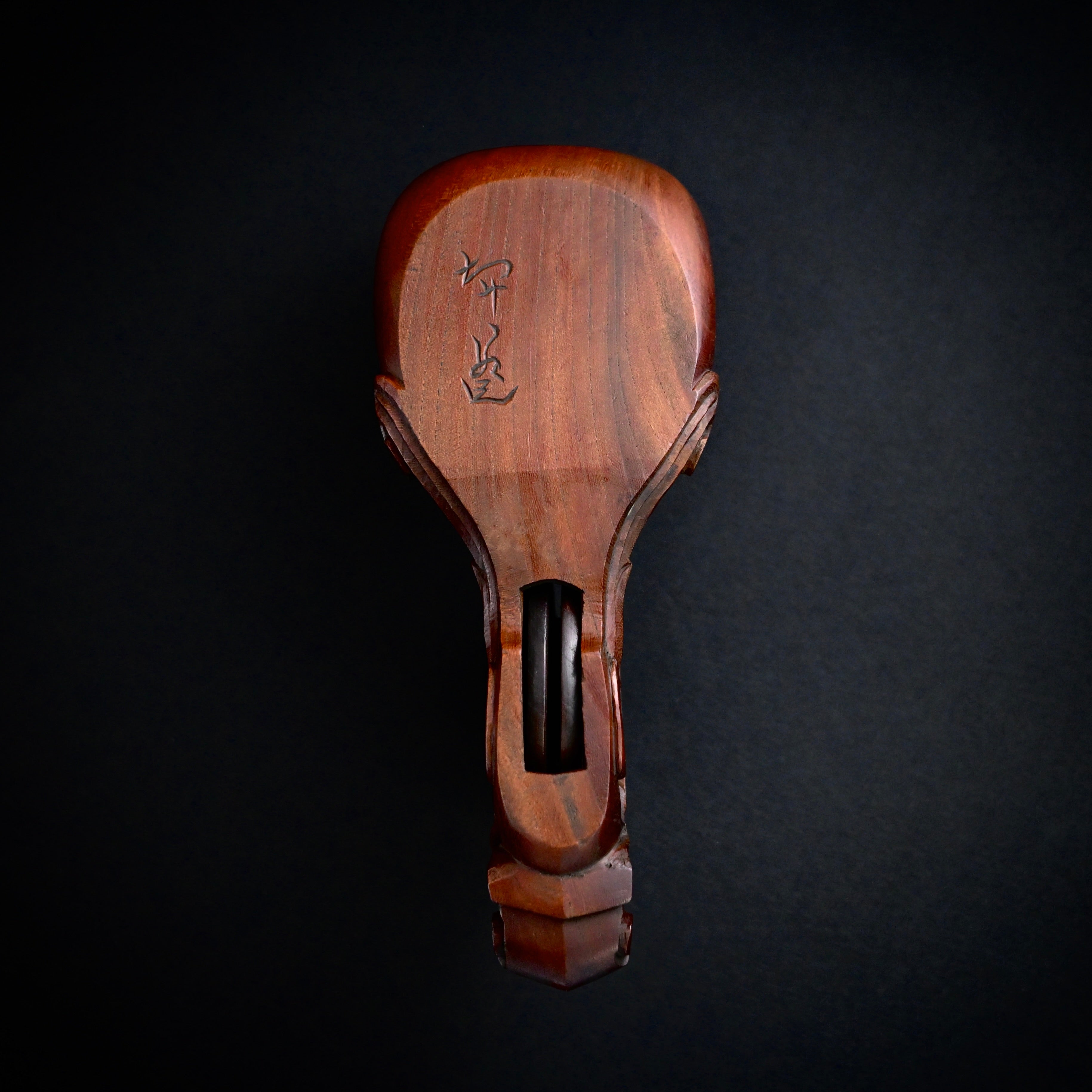 #ST63 Old Stock Japanese Carpenter Ink Pot Traditional Measuring Tools Sumitsubo by TsuboToyo 初代坪豊作 墨壺 鶴亀 240mm