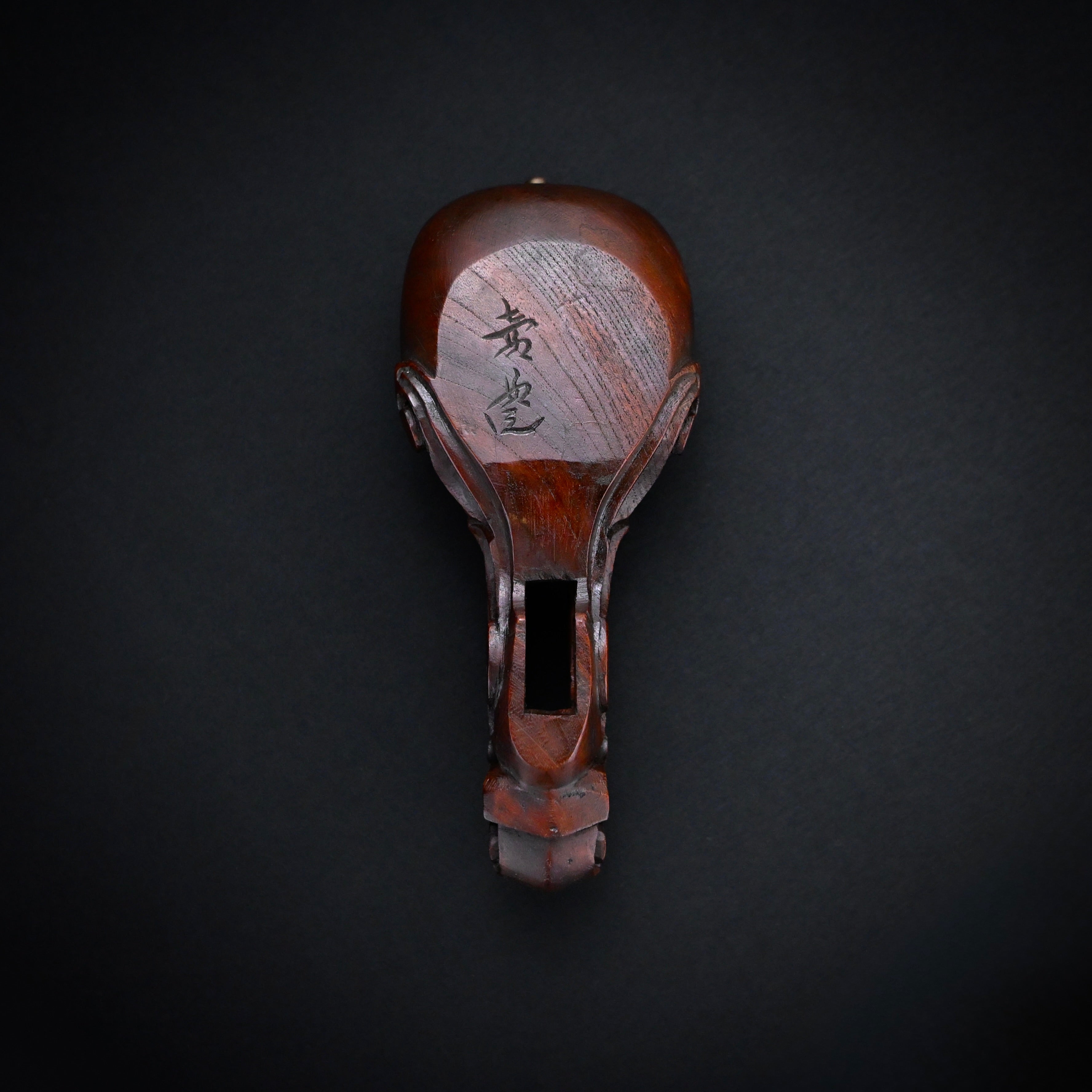 #ST64 Old Stock Japanese Carpenter Ink Pot Traditional Measuring Tools Sumitsubo by TsuboToyo 初代坪豊作 墨壺 鶴亀 150mm