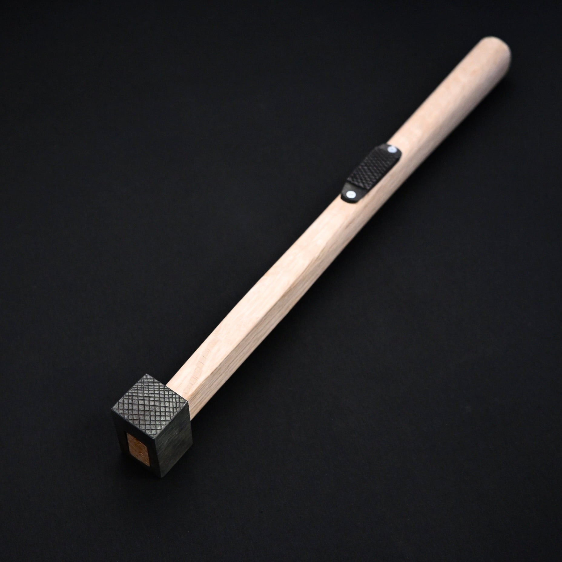 別注 正行 杮葺き屋根鉄槌 黒打 Masatsura custom made Yane Hammers with handle Black Finish