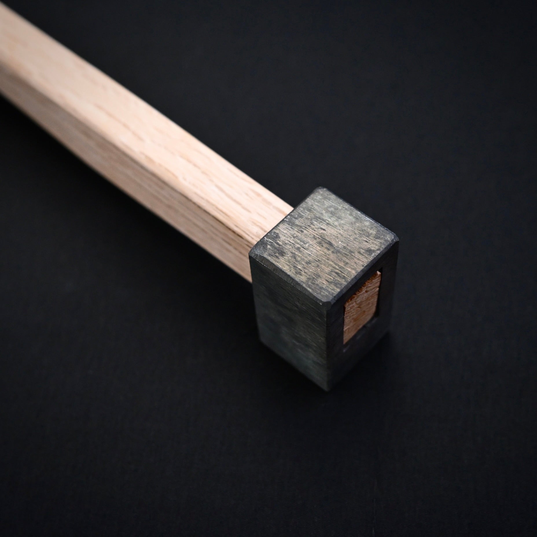 別注 正行 杮葺き屋根鉄槌 黒打 Masatsura custom made Yane Hammers with handle Black Finish