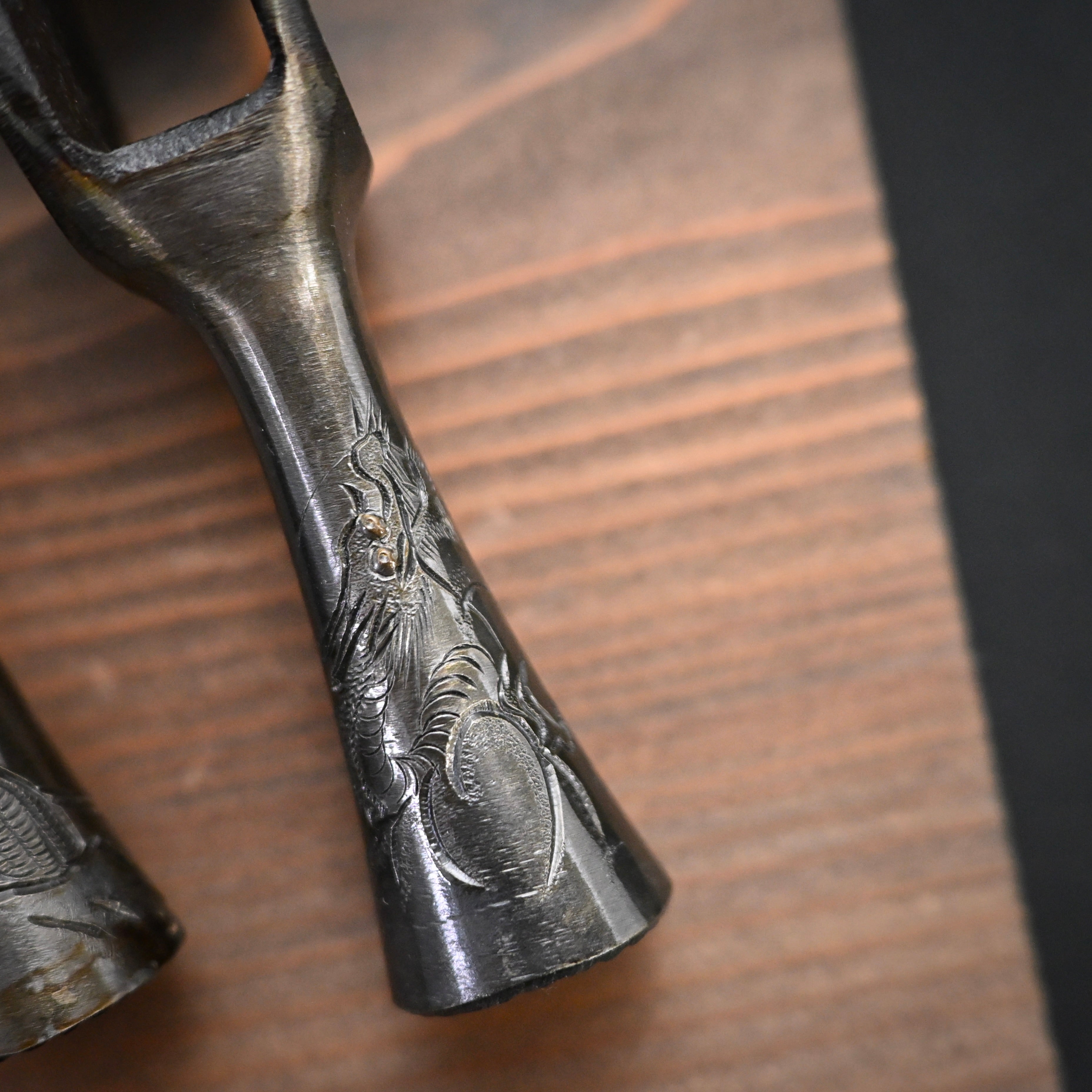 Old stock Kakui Kariwaku Hammers Engraved 掘出し物 カクイ 仮枠槌 小首長 彫入