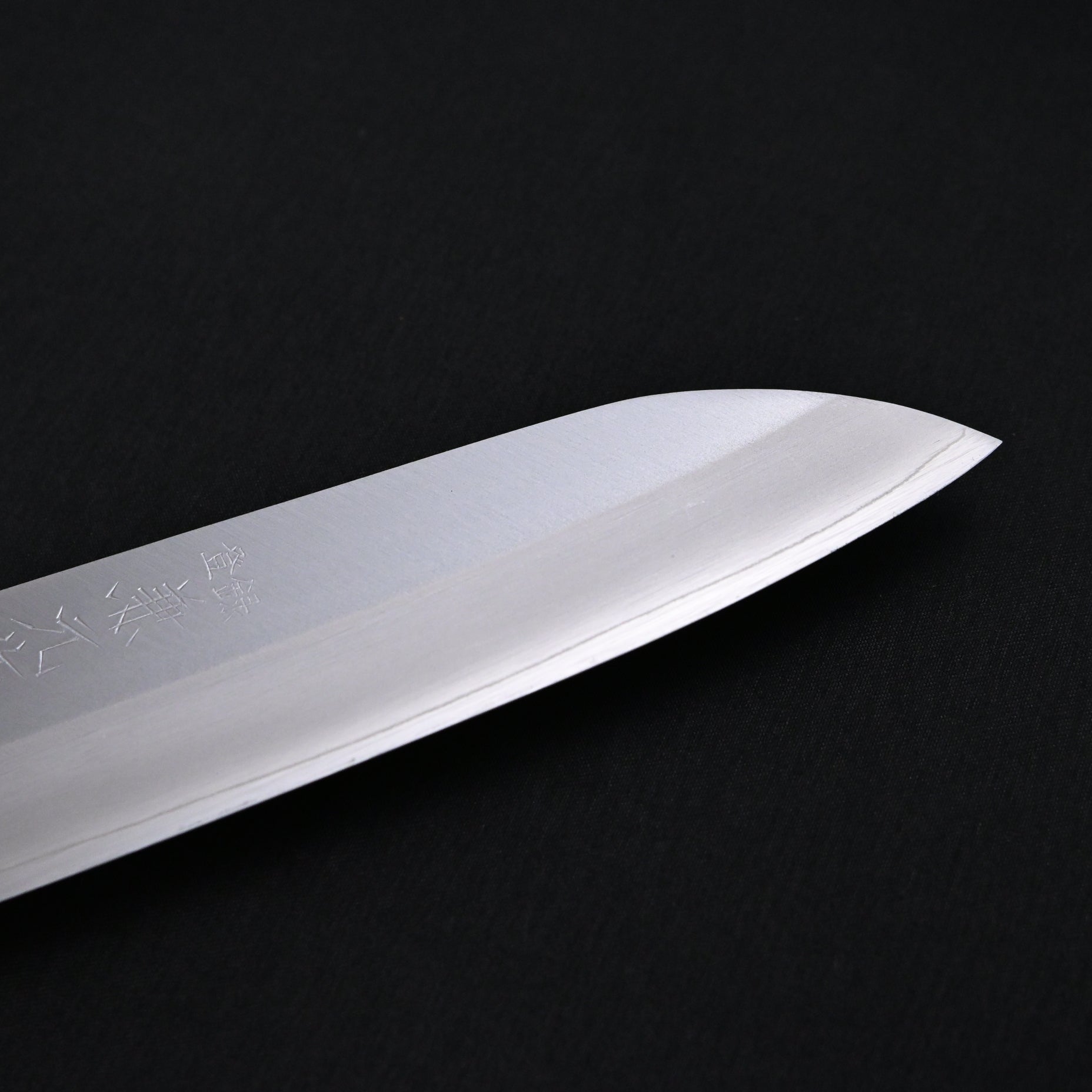 Kanemoto Small Santoku kitchen knife Green Handle 兼元 小三徳包丁 DPゴールド 140mm 緑合板柄