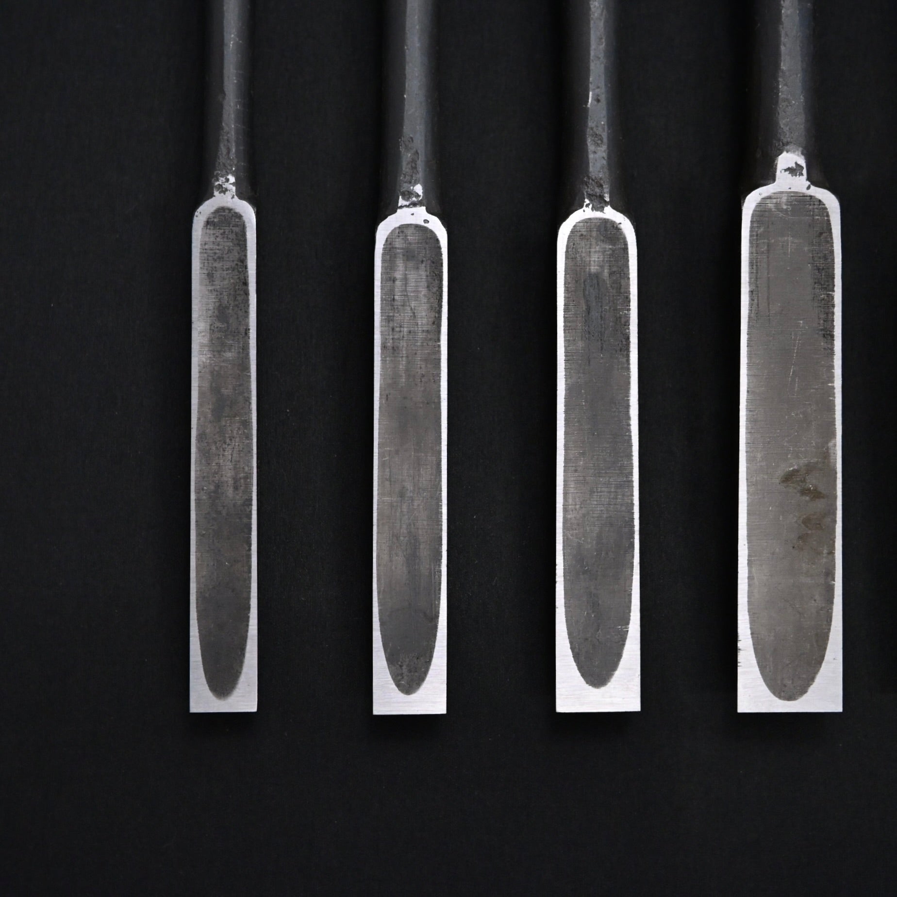 国明 首長穴屋鑿(入母屋) 7寸丈 Kuniaki Long type Slick Chisels
