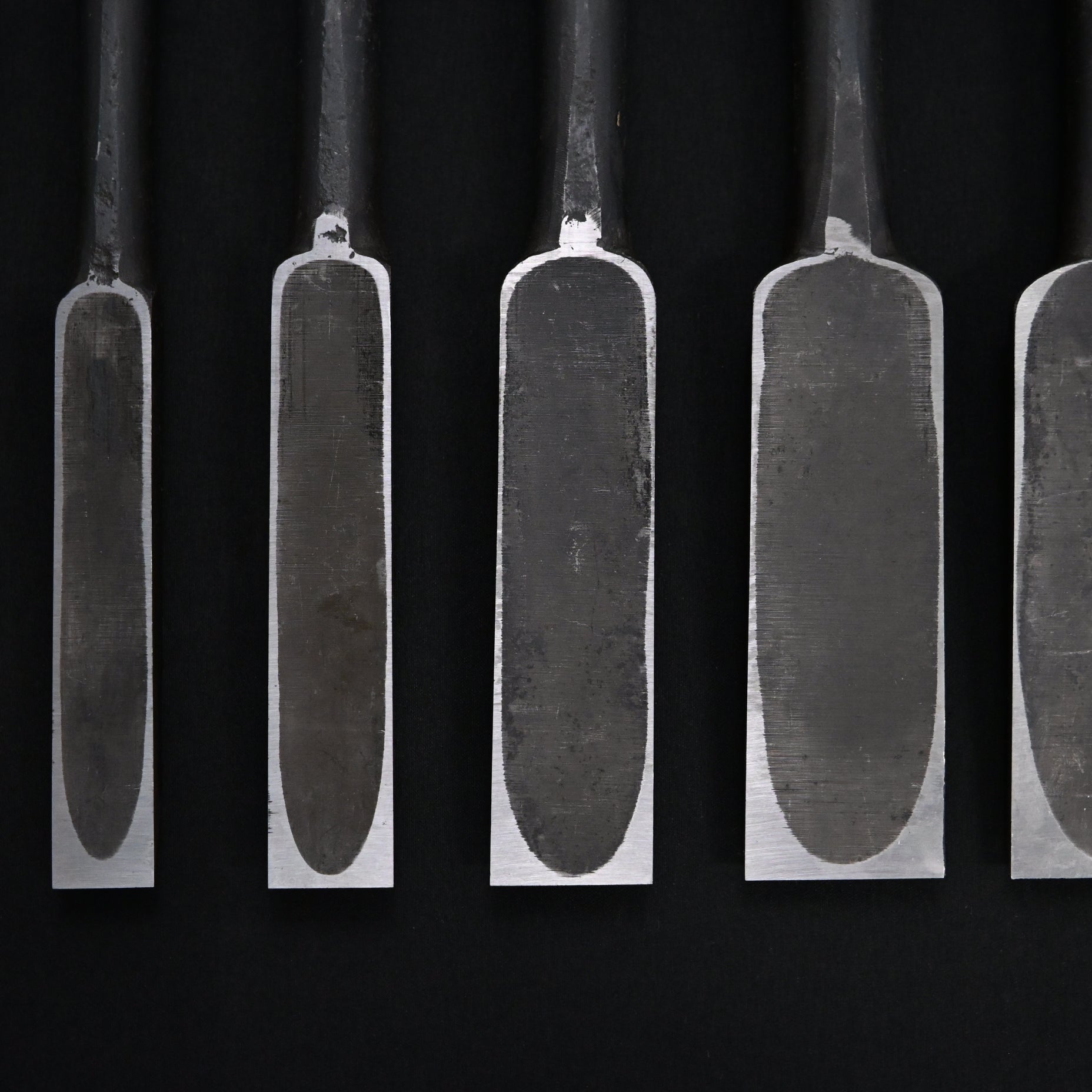 国明 首長穴屋鑿(入母屋) 7寸丈 Kuniaki Long type Slick Chisels