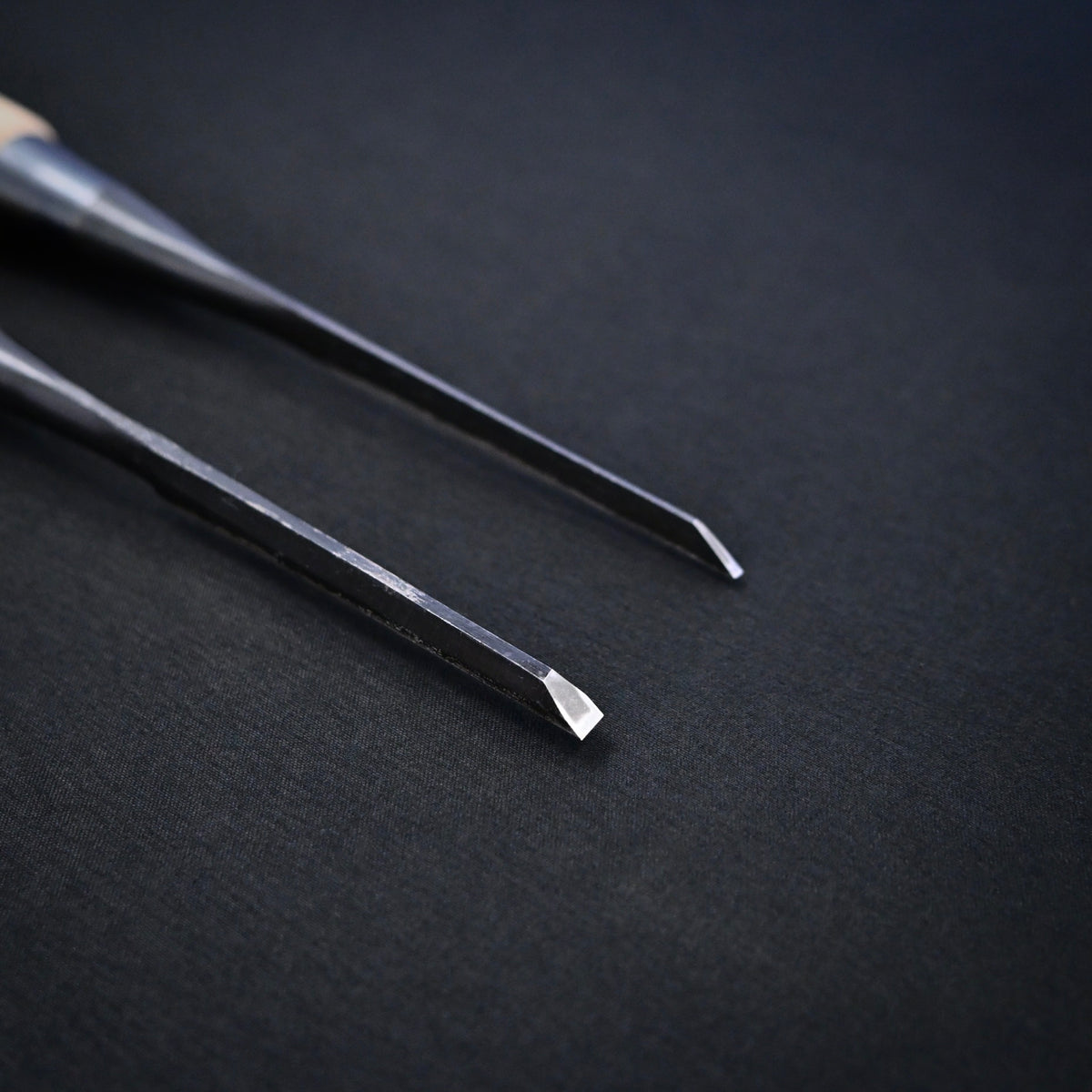 二治弘 追入鑿 5厘 / 1.5分 Nijihiro Bench chisels by Chuutarou Imai Oirenomi 1.5mm/4.5mm