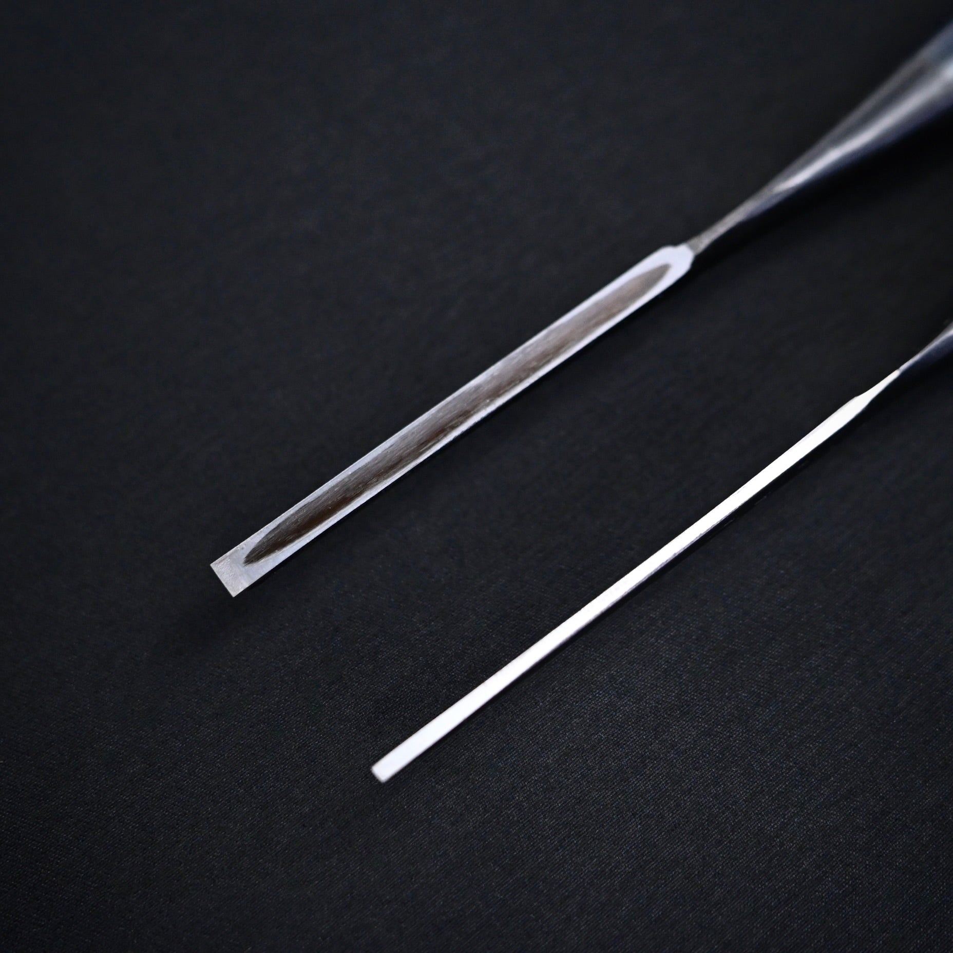 二治弘 追入鑿 5厘 / 1.5分 Nijihiro Bench chisels by Chuutarou Imai Oirenomi 1.5mm/4.5mm
