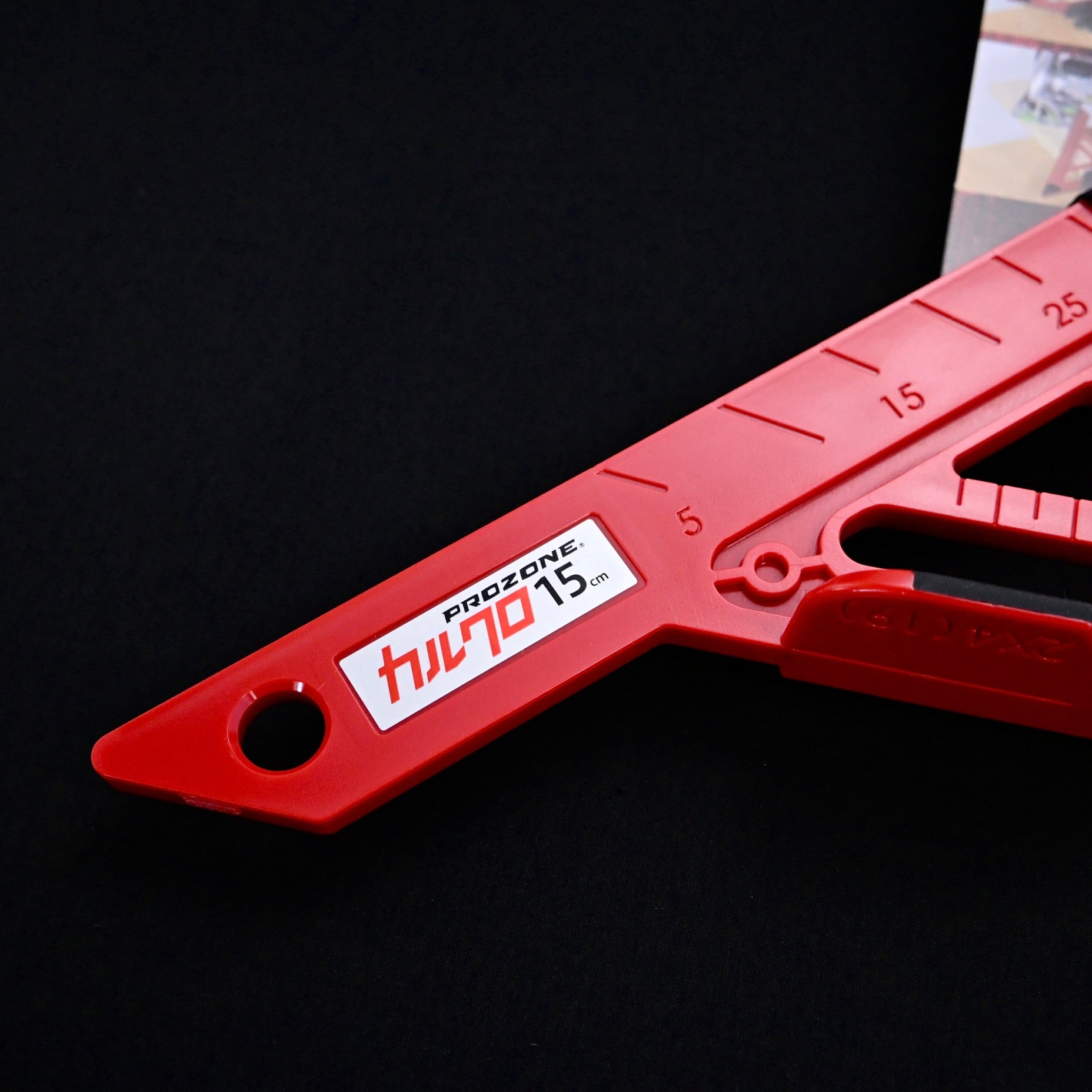 90° and 45° Cutting Guide Ruler "Kalukuro" Made in Japan 丸鋸ガイド カルクロ 15cm
