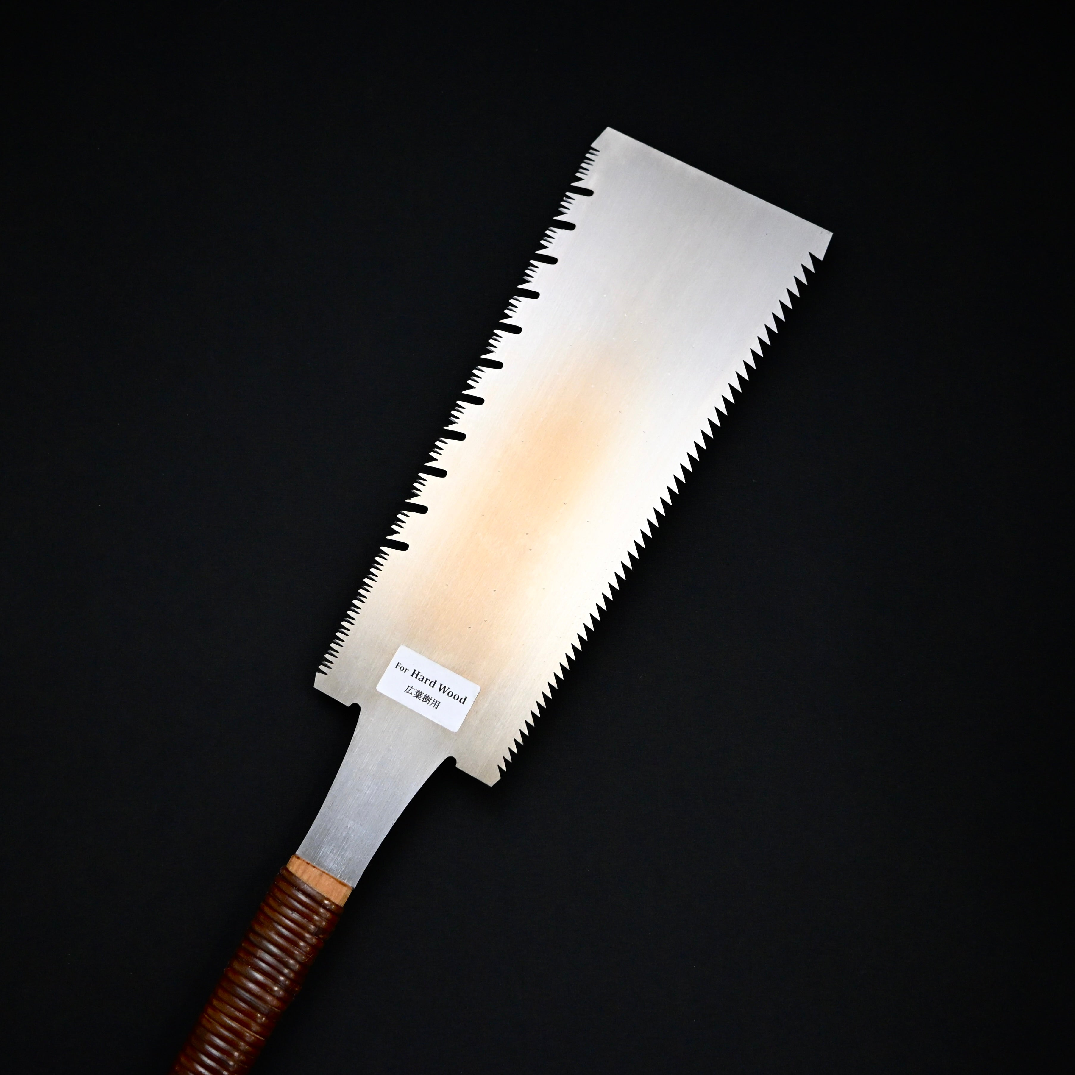 #243 Nagakatsu Double Edge Saw Eddy Type Handles set by Kurashige For Hard Wood 長勝鋸 渦巻き柄 両刃鋸 275mm 広葉用