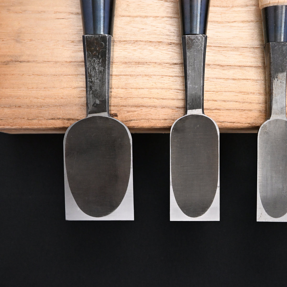 Rare Stock Ohara Bench chisels 5pc set 掘出し物 大原康彦 追入組鑿 5本組 Oirenomi