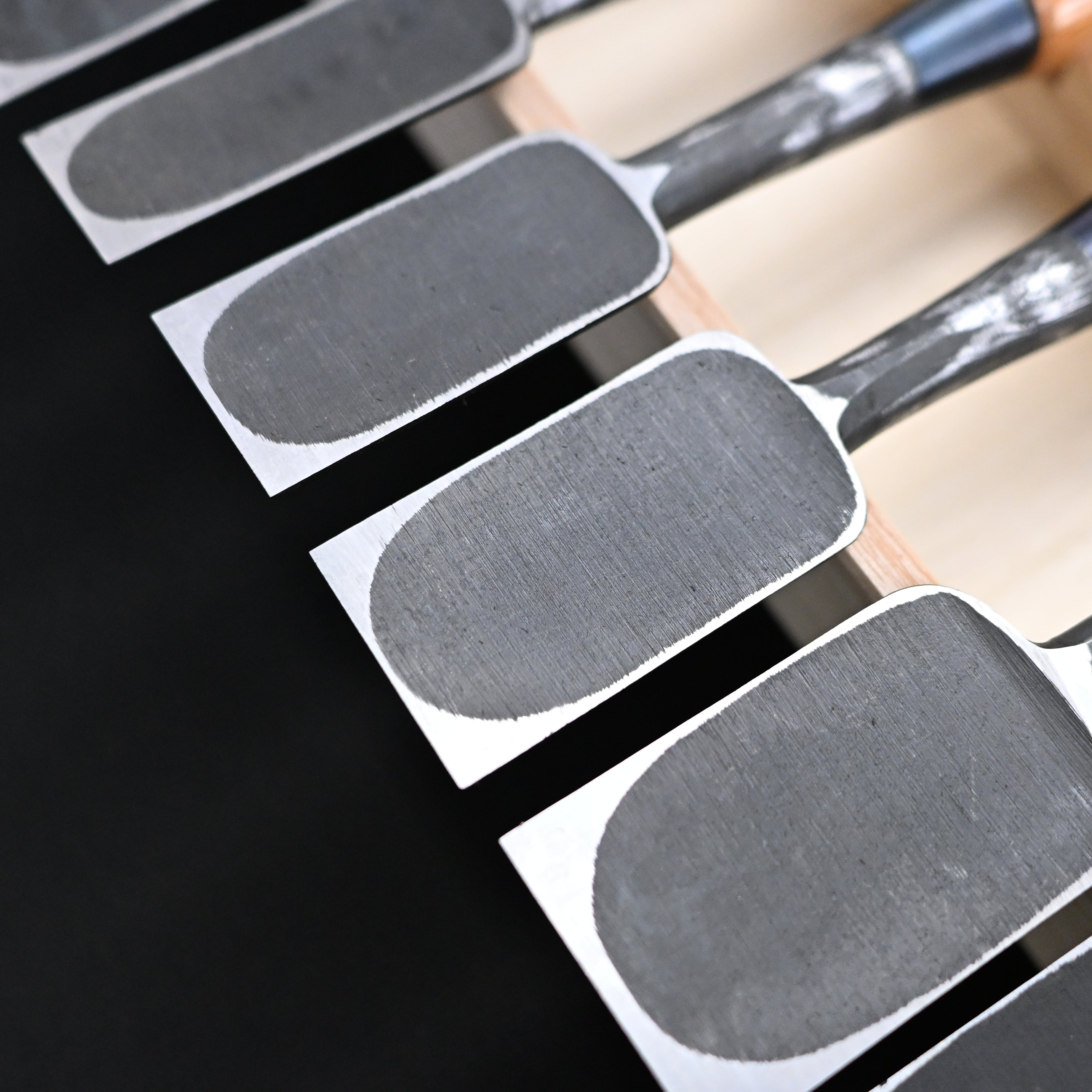 助正 墨流し 追入15本組鑿 Oirenomi Sukemasa Suminagashi Bench chisels set