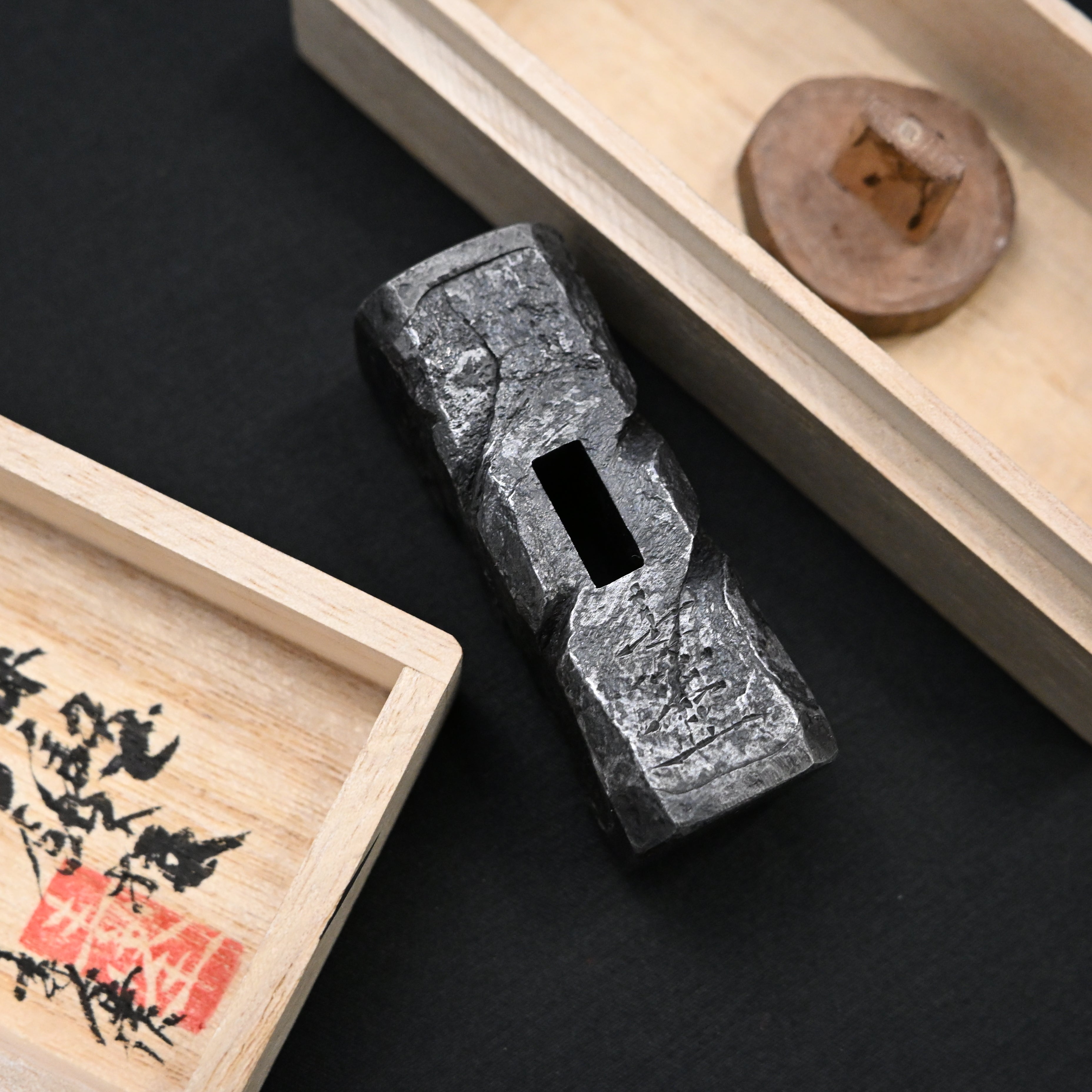 Sozen Square Hammers Hand made Pasting steel 素全 鋼付四角玄翁 心無垢