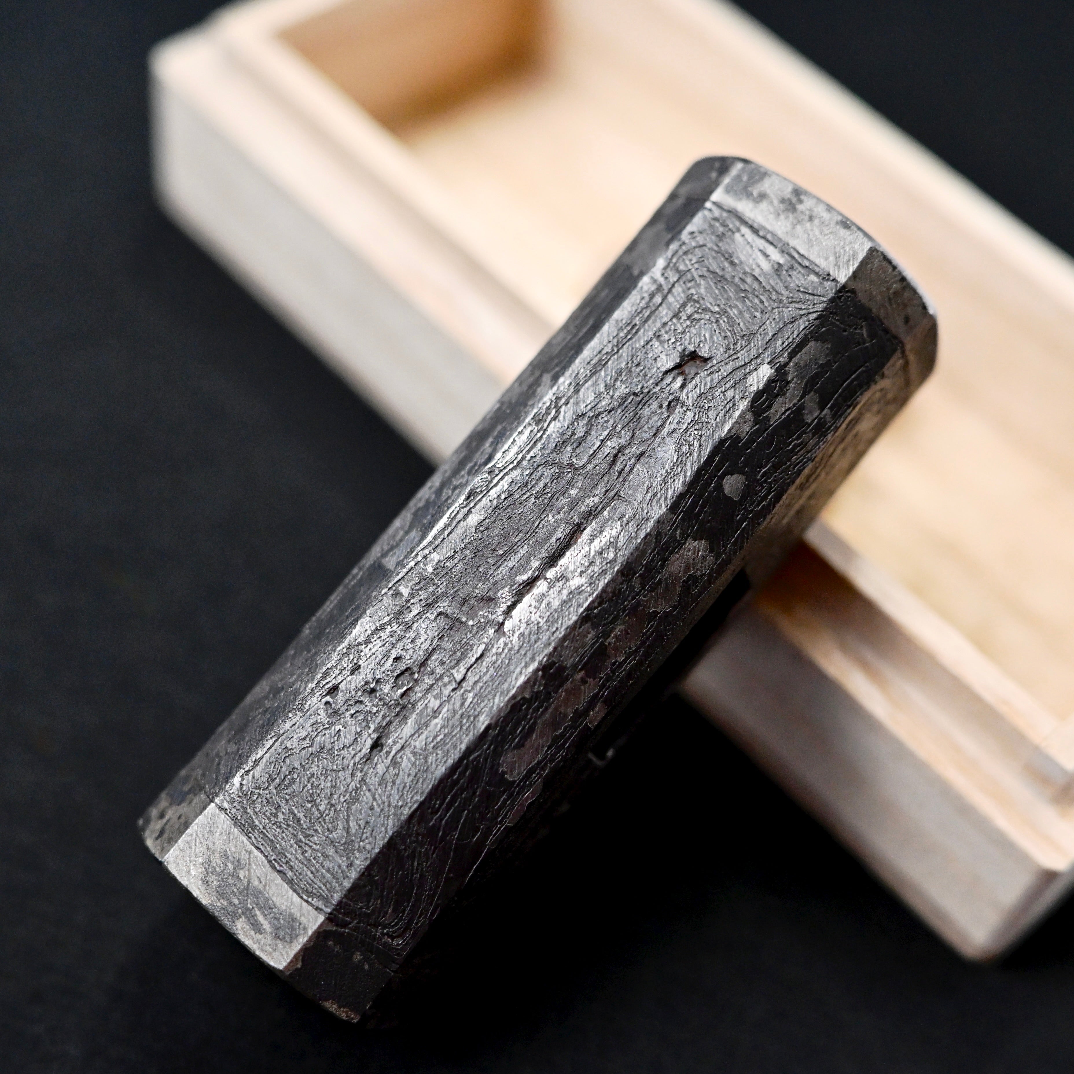 Sozen Octagon Hammers Hand made Pasting steel 素全 鋼付八角玄翁 渦巻き